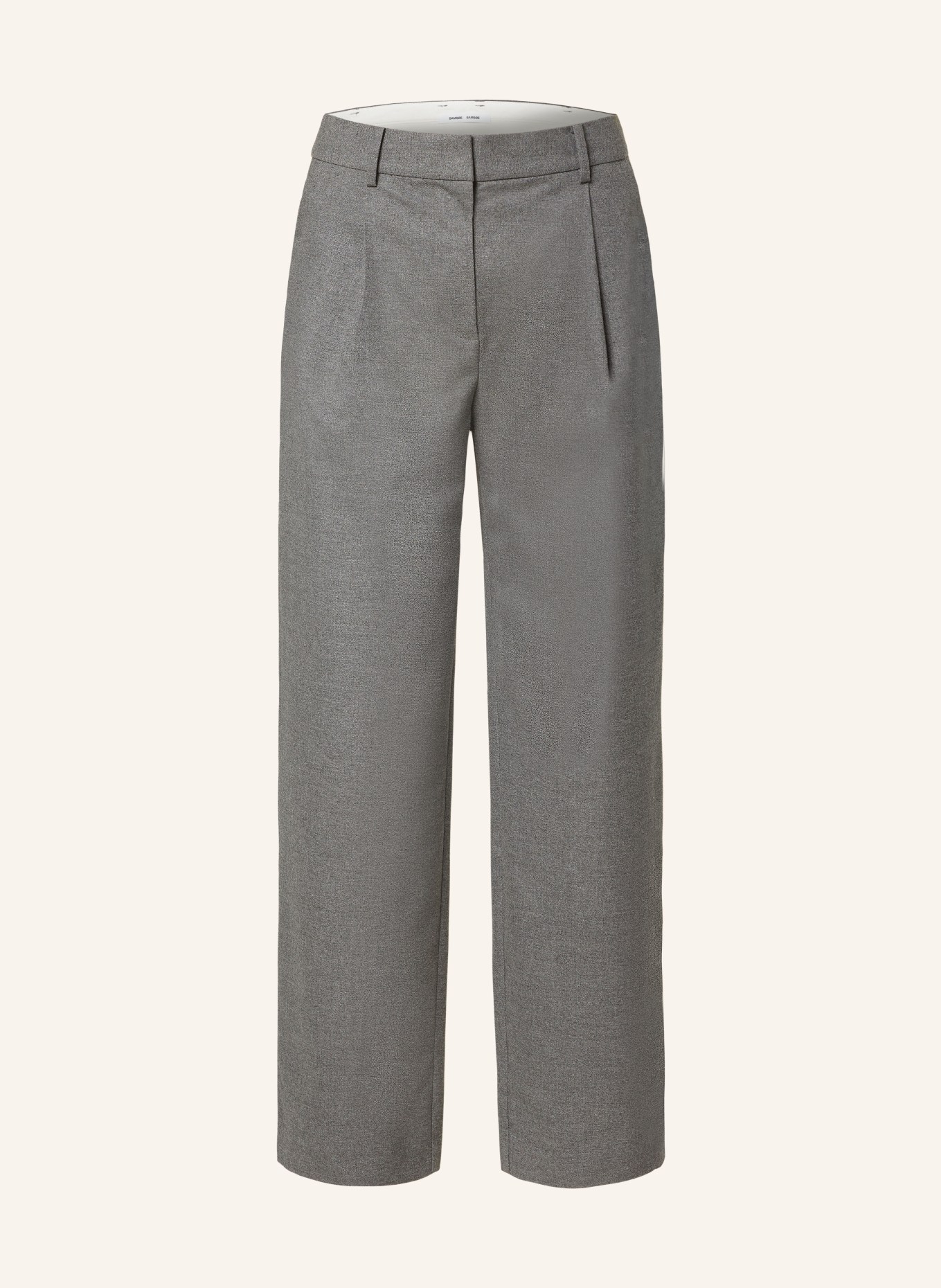 SAMSØE  SAMSØE Wide leg trousers SAAGNETA, Color: GRAY (Image 1)