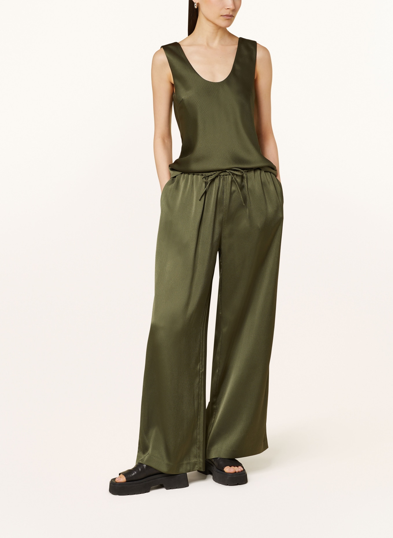 SAMSØE SAMSØE Satintop SASUMMA: DUNKELGRÜN