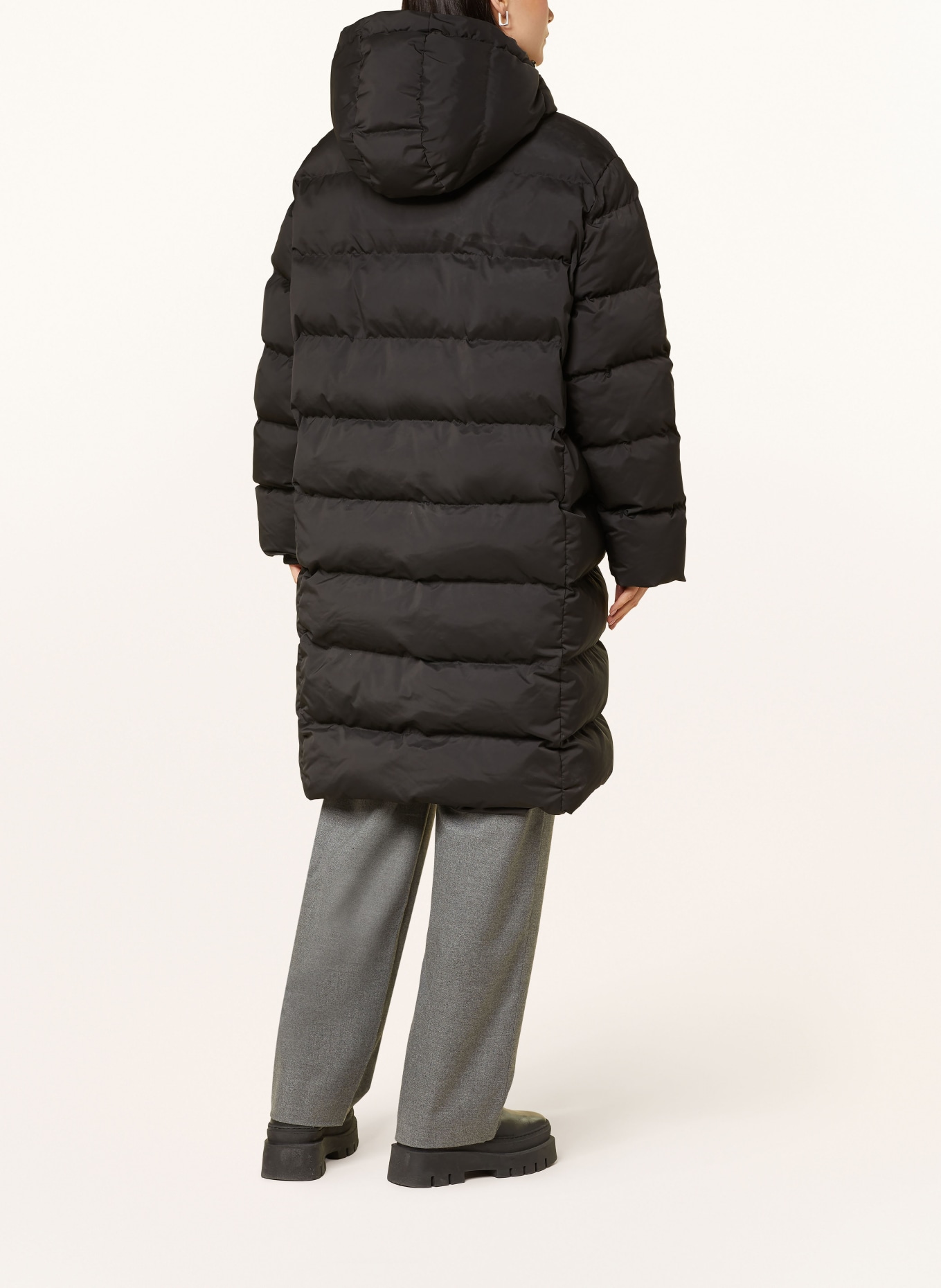 SAMSØE SAMSØE Steppmantel SASERAN: SCHWARZ