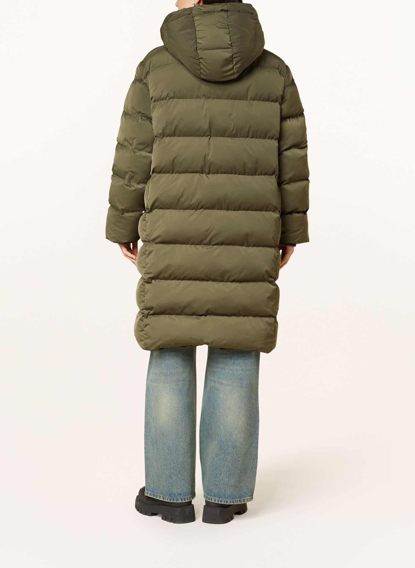 SAMSØE SAMSØE Płaszcz pikowany SASERAN: CIEMNOZIELONY