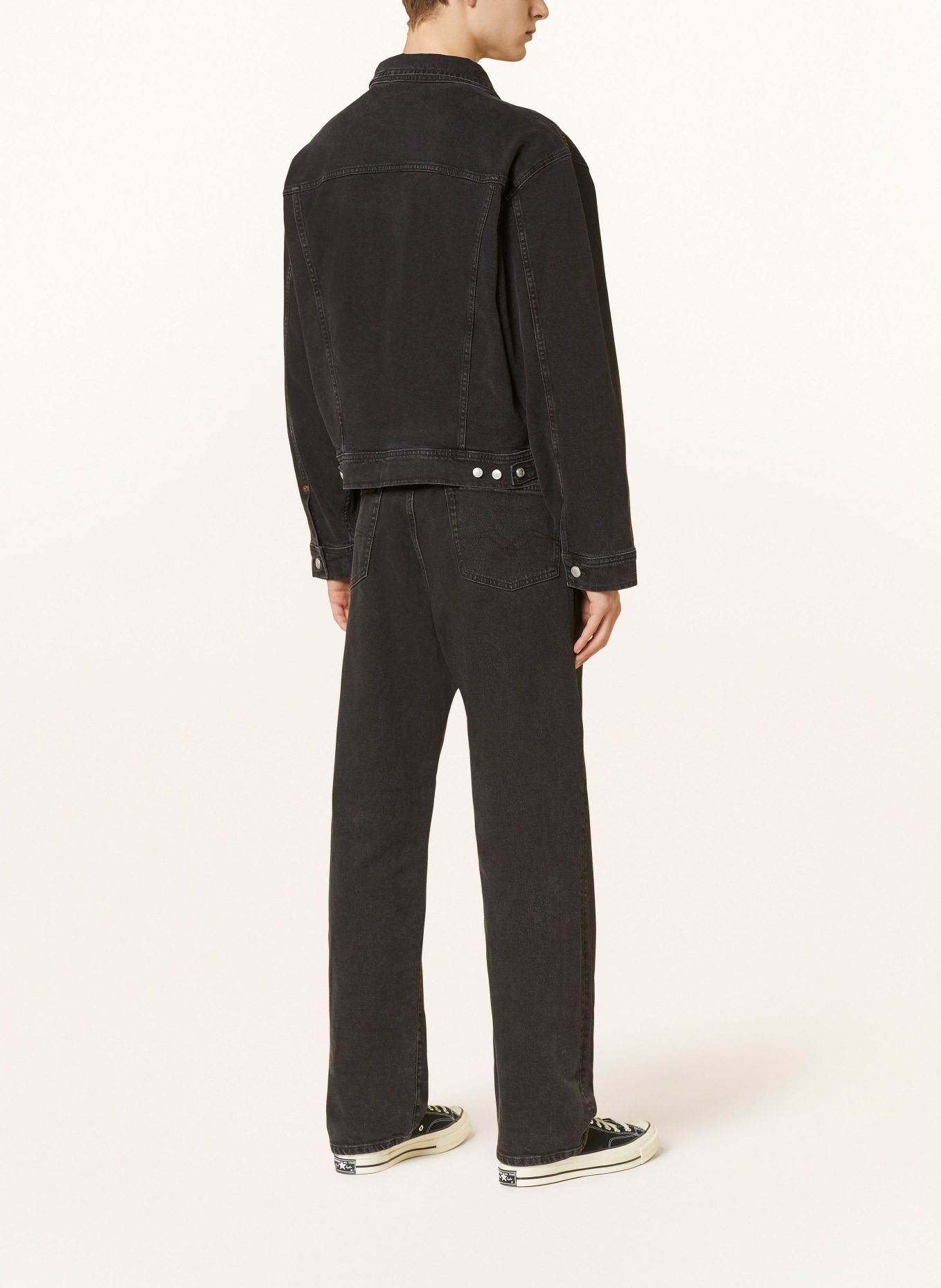 REPLAY Denim jacket, Color: BLACK (Image 3)