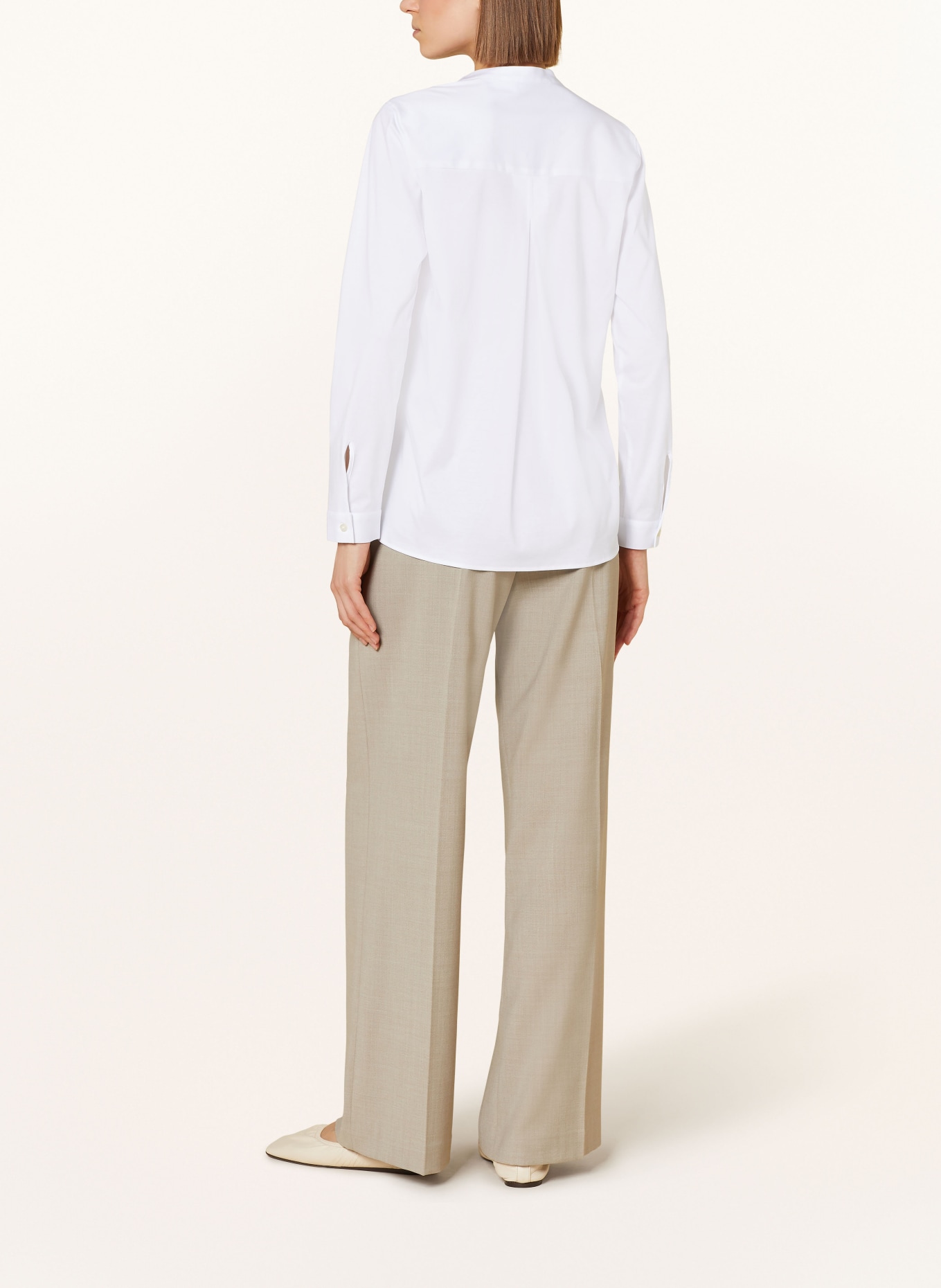 Soluzione Shirt blouse made of jersey, Color: WHITE (Image 3)