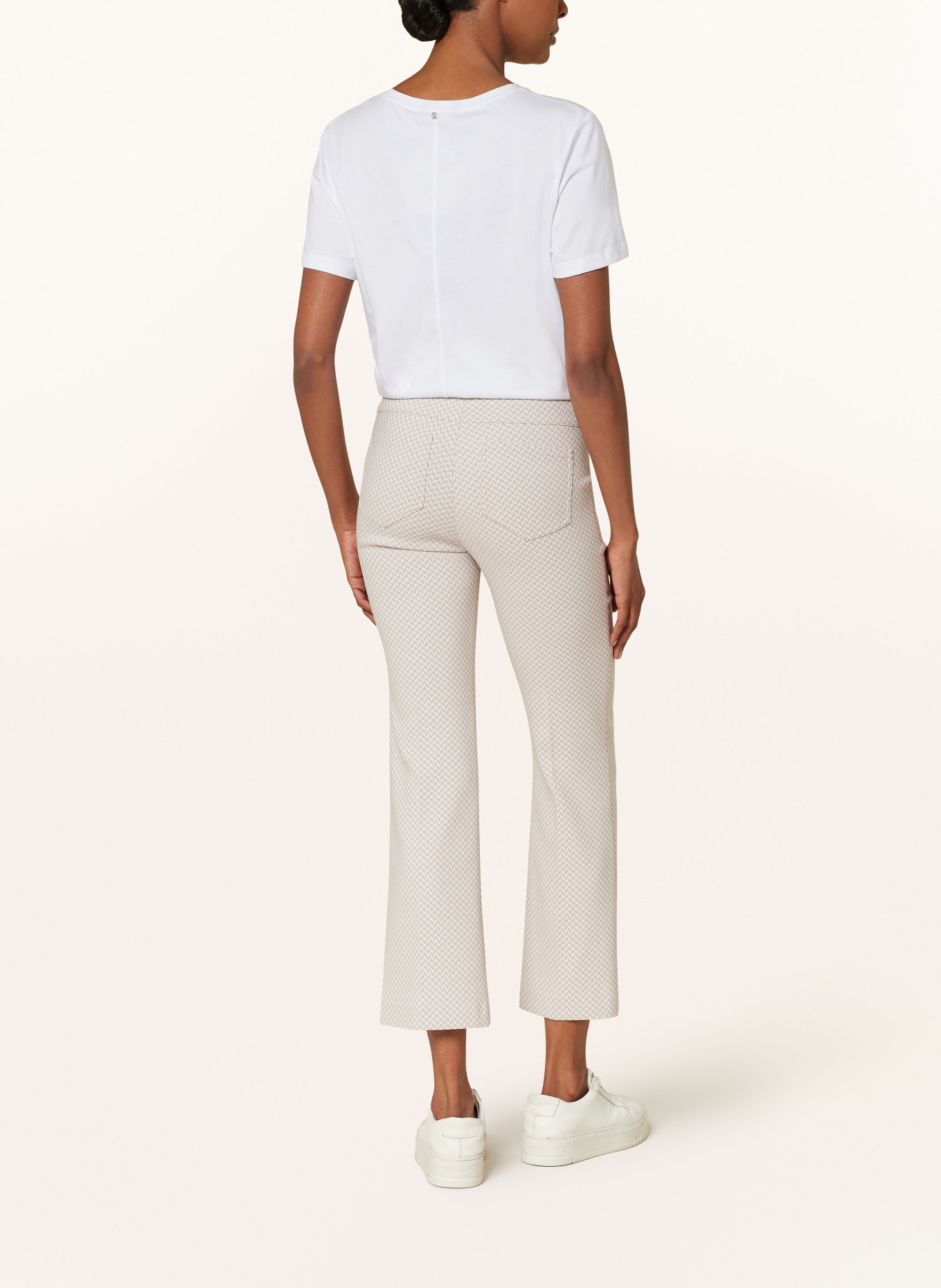 MARC AUREL Trousers with glitter thread, Color: TAUPE/ BEIGE (Image 3)