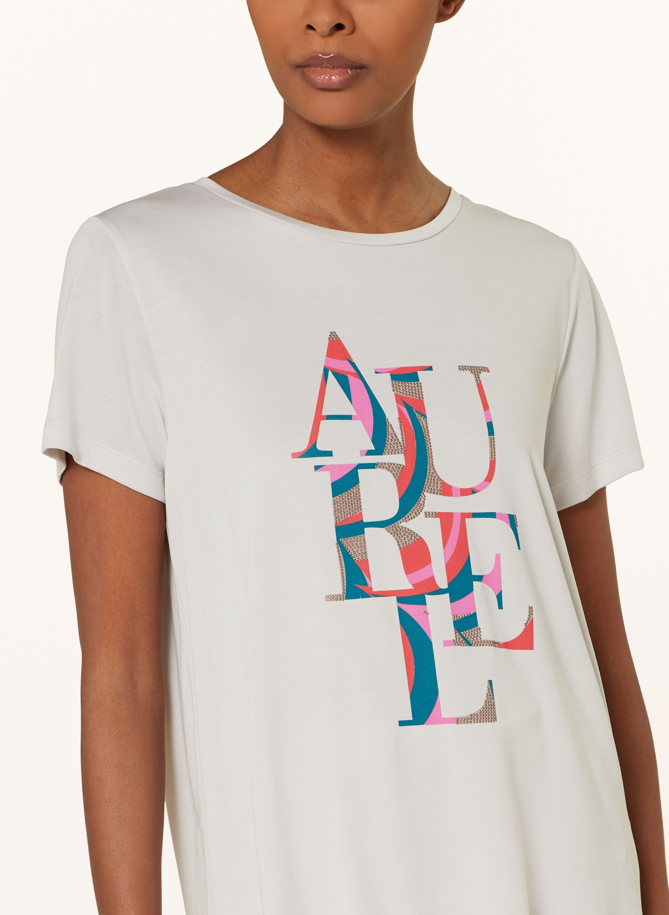 MARC AUREL T-shirt, Color: LIGHT GRAY (Image 4)