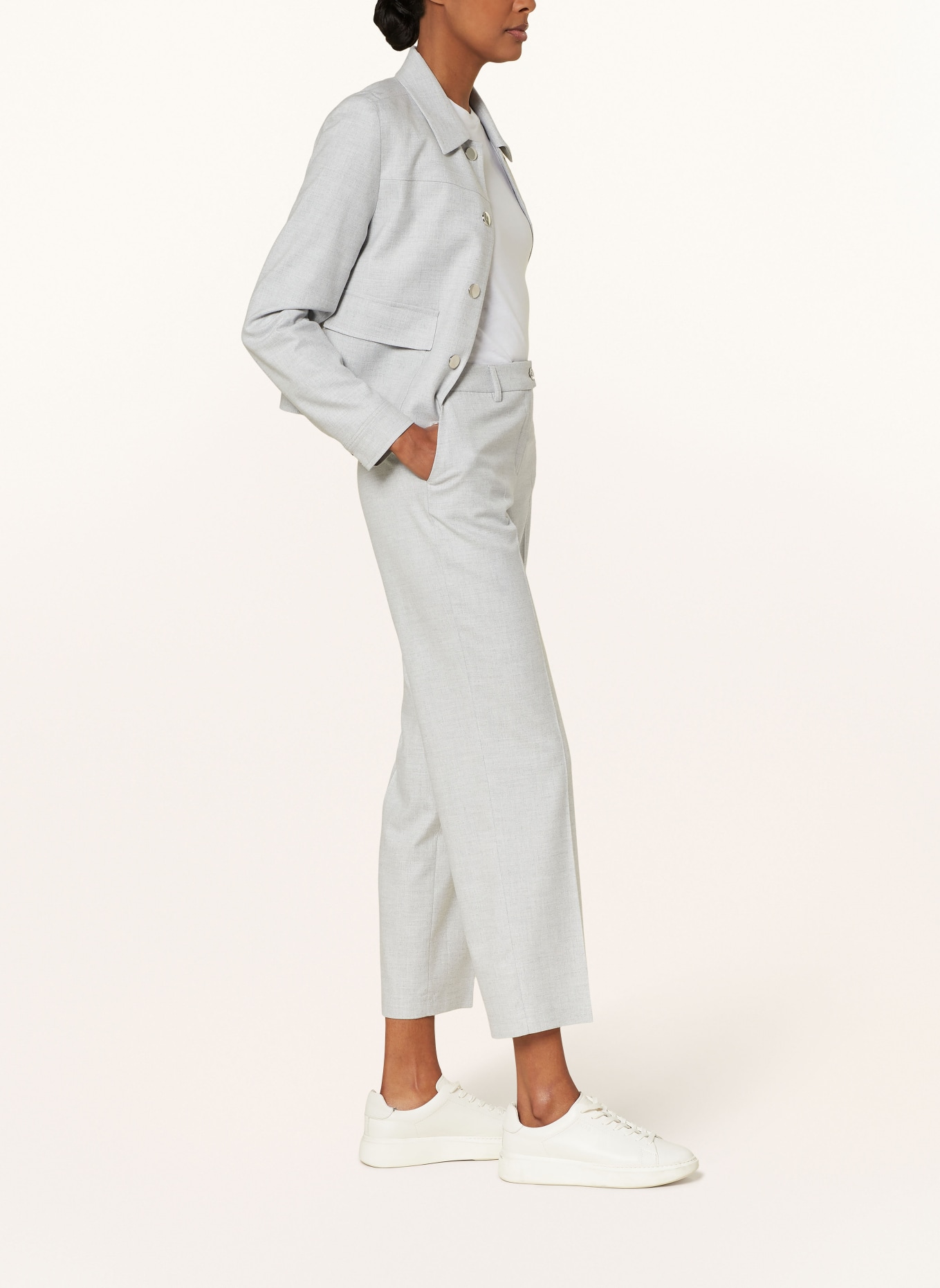 MARC AUREL Trousers, Color: LIGHT GRAY (Image 4)