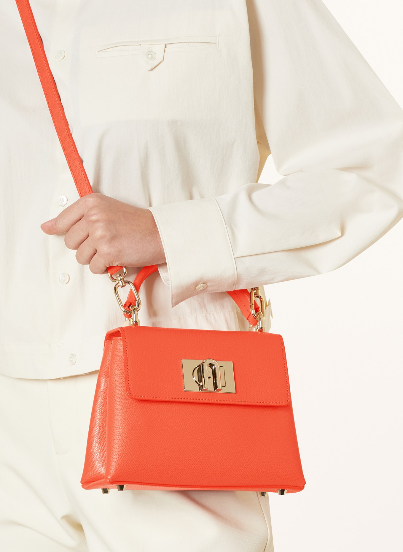 FURLA Handbag, Color: ORANGE (Image 4)