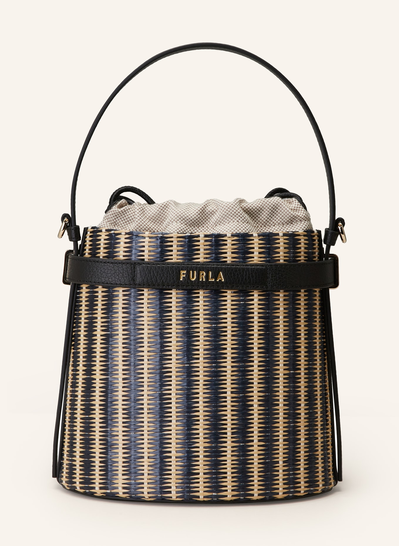FURLA Handtasche, Farbe: DUNKELBLAU/ BEIGE (Bild 1)
