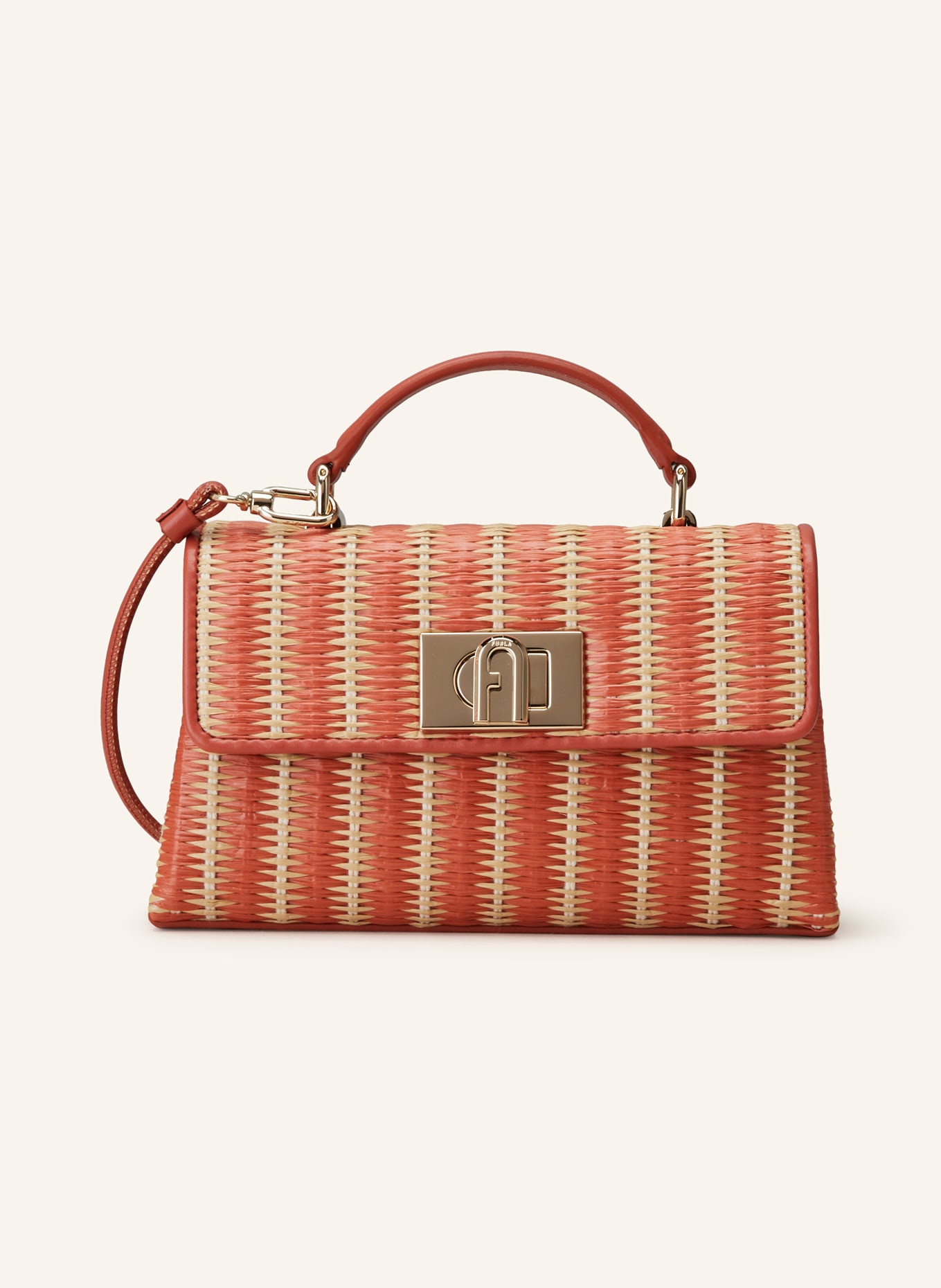 FURLA Handbag MINI, Color: LIGHT ORANGE/ CREAM (Image 1)