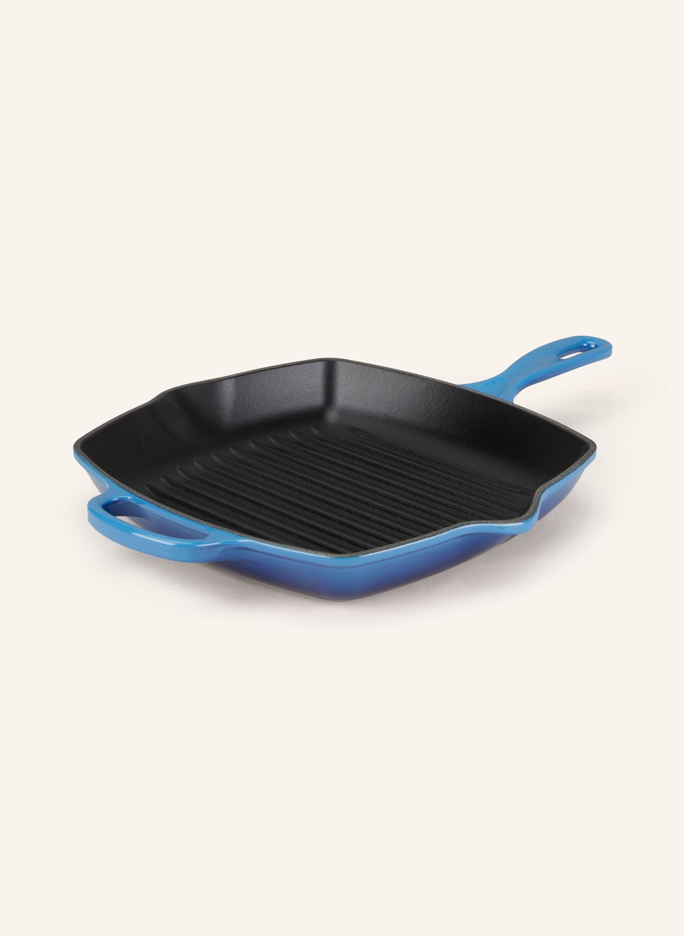 LE CREUSET Patelnia do grillowania SIGNATURE, Kolor: AZURE BLUE (Obrazek 1)