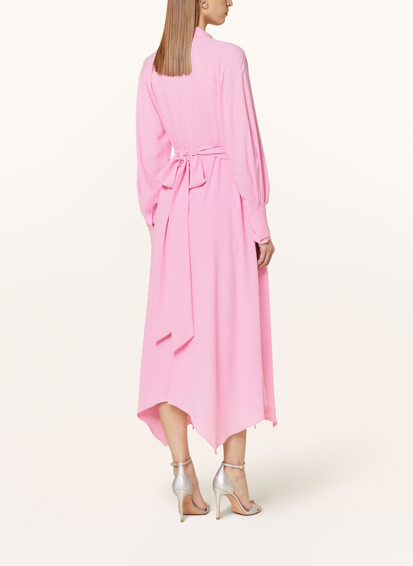 REISS Bow tie collar dress ERICA, Color: PINK (Image 3)