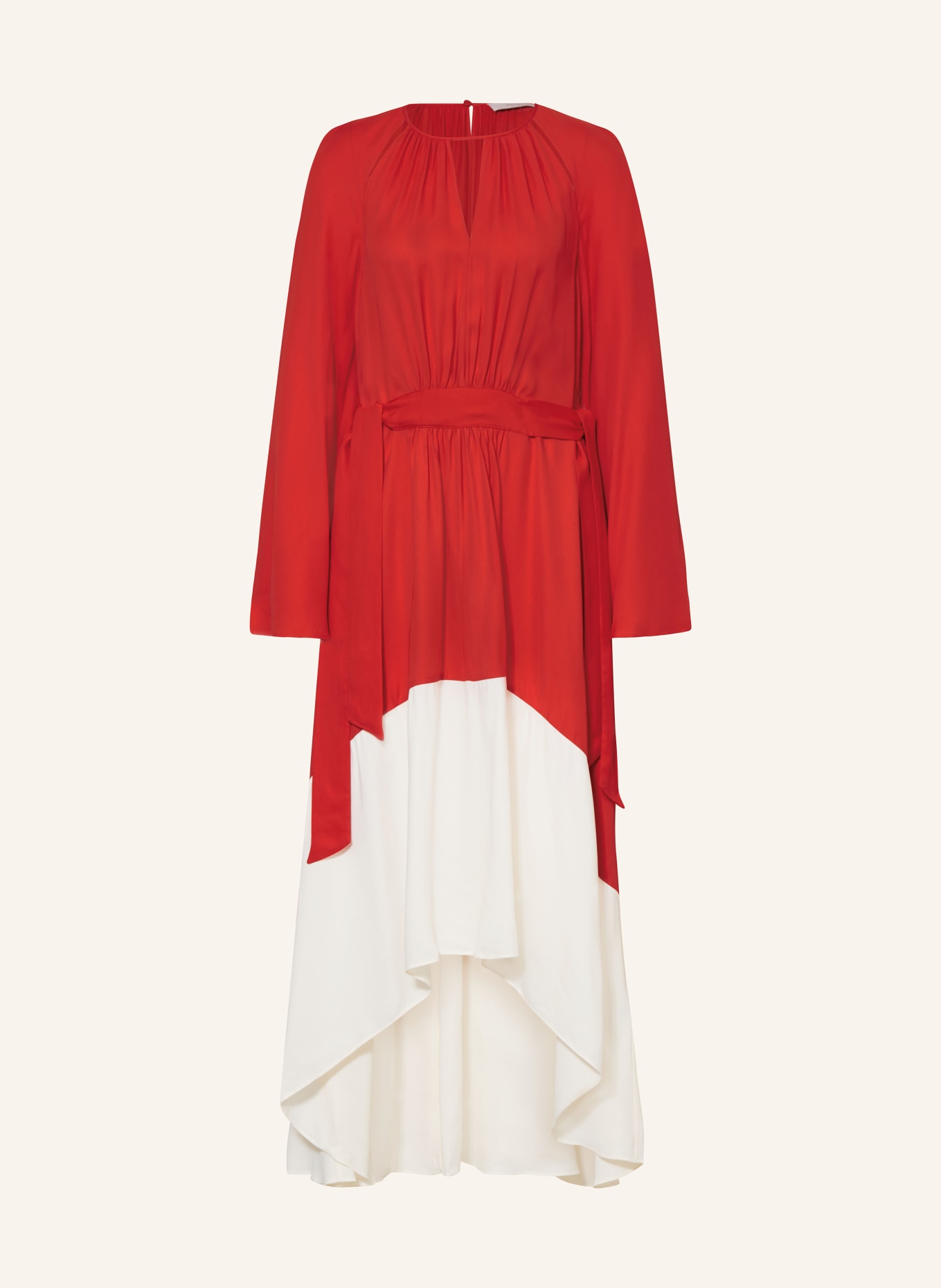 REISS Kleid LUELLA, Farbe: ORANGE/ CREME (Bild 1)