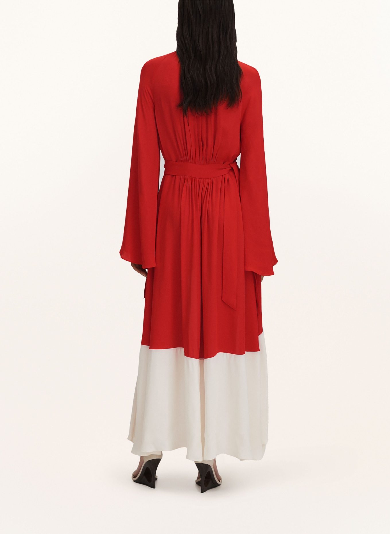 REISS Dress LUELLA, Color: ORANGE/ CREAM (Image 3)