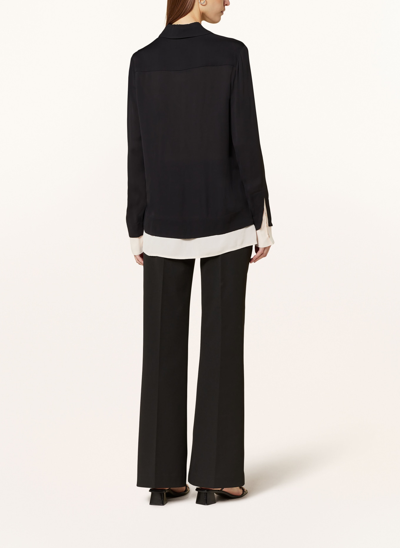 REISS Shirt blouse NILA, Color: BLACK/ NUDE (Image 3)
