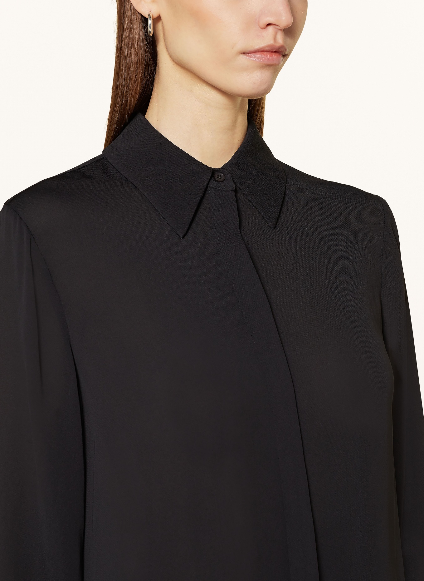 REISS Shirt blouse NILA, Color: BLACK/ NUDE (Image 4)