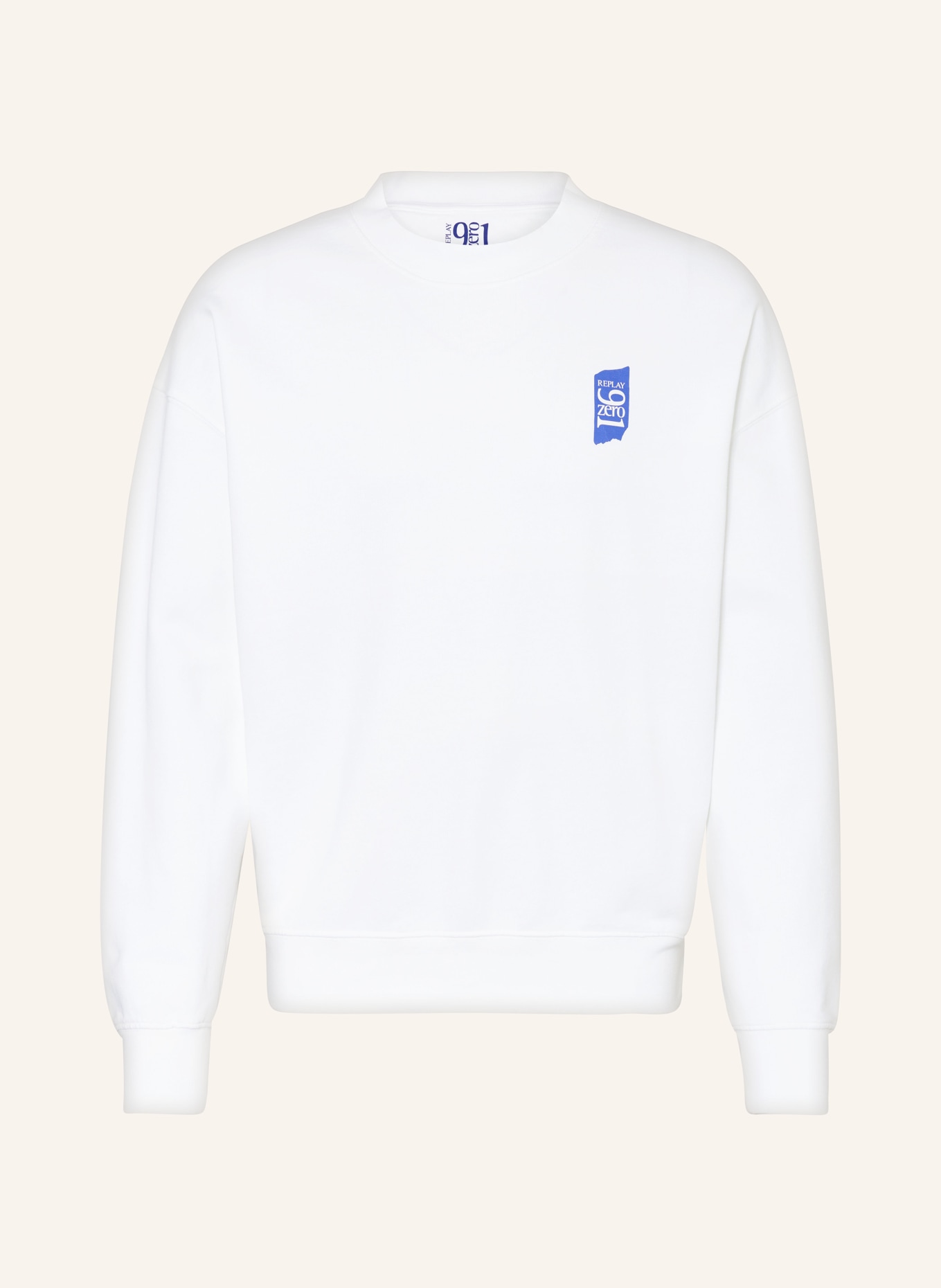 REPLAY Sweatshirt, Color: WHITE (Image 1)