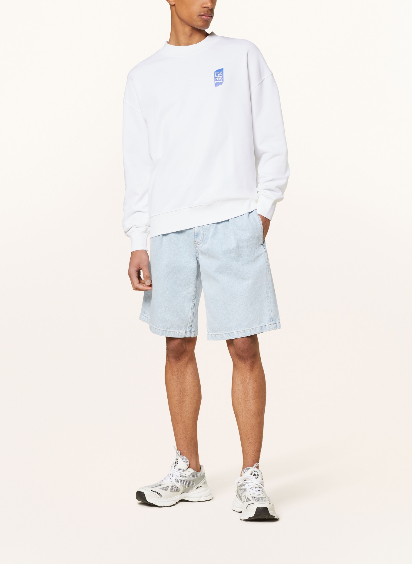 REPLAY Sweatshirt, Color: WHITE (Image 2)