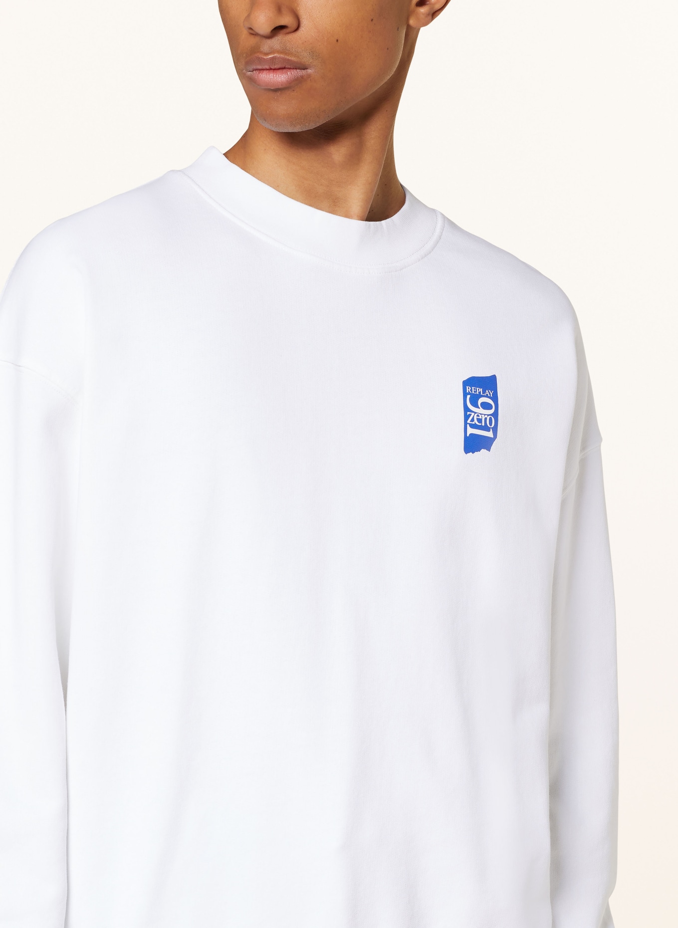 REPLAY Sweatshirt, Color: WHITE (Image 4)