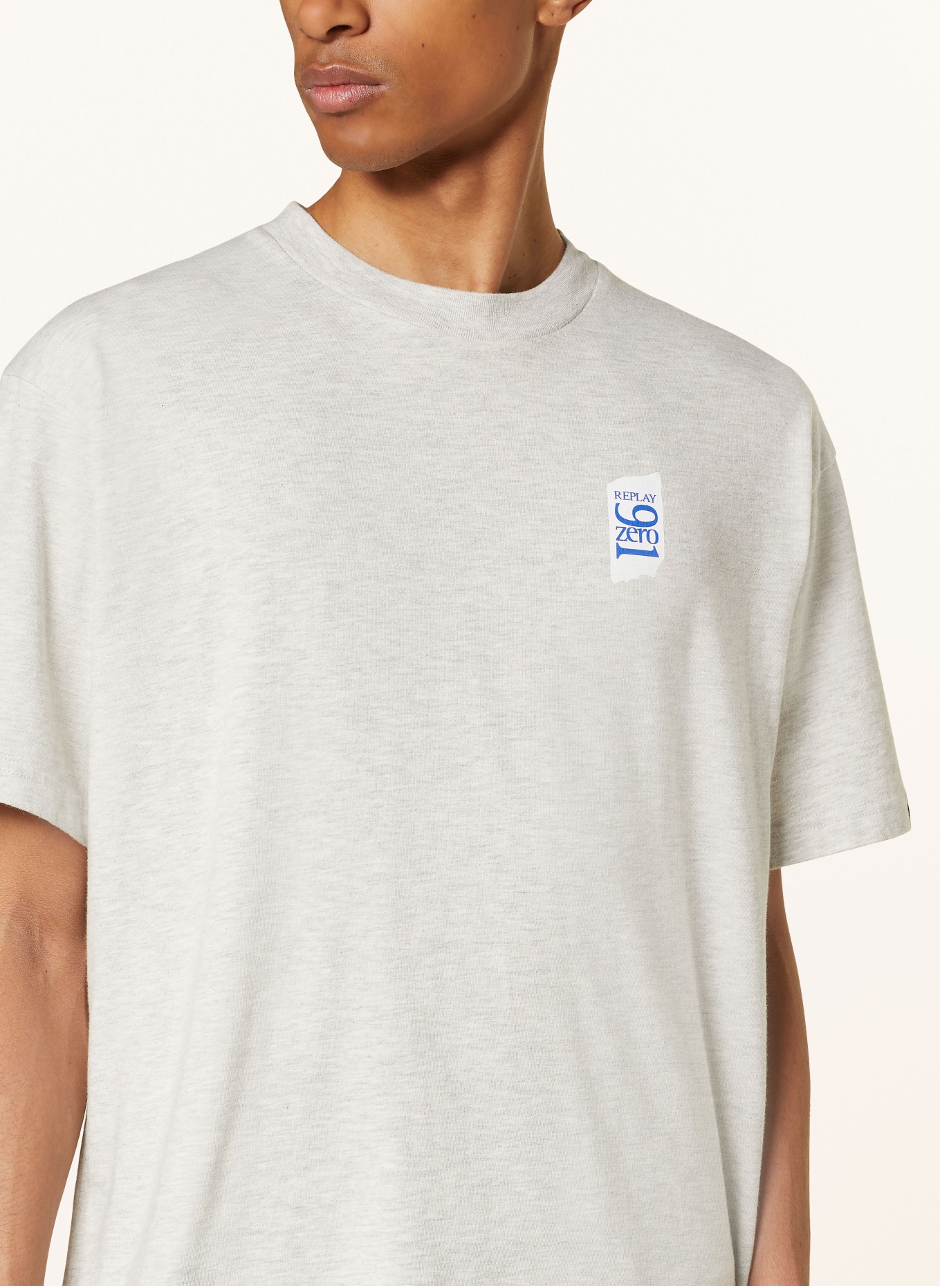REPLAY T-Shirt, Farbe: GRAU (Bild 4)