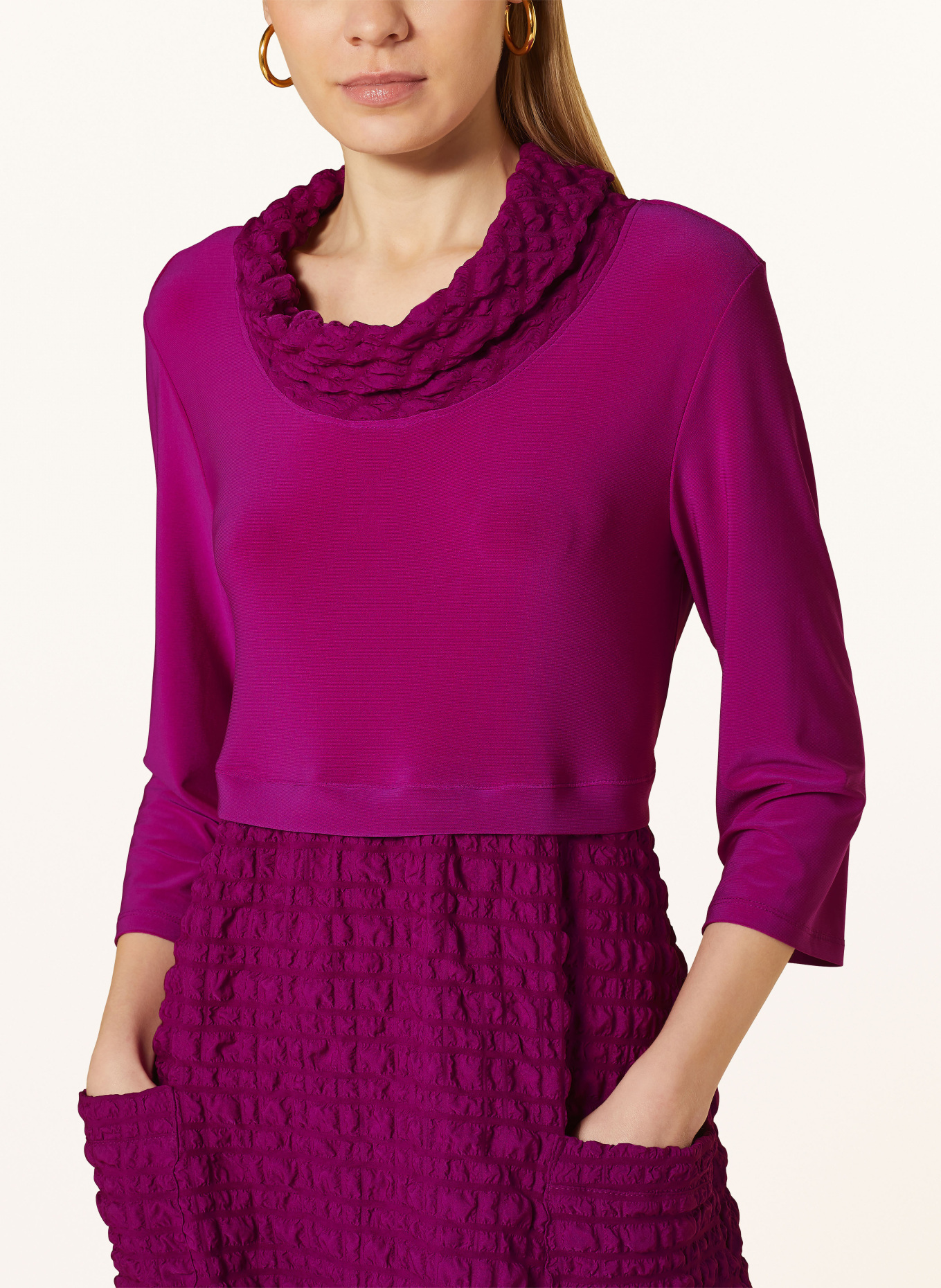 Joseph Ribkoff Etuikleid mit 3/4-Arm, Farbe: FUCHSIA (Bild 4)