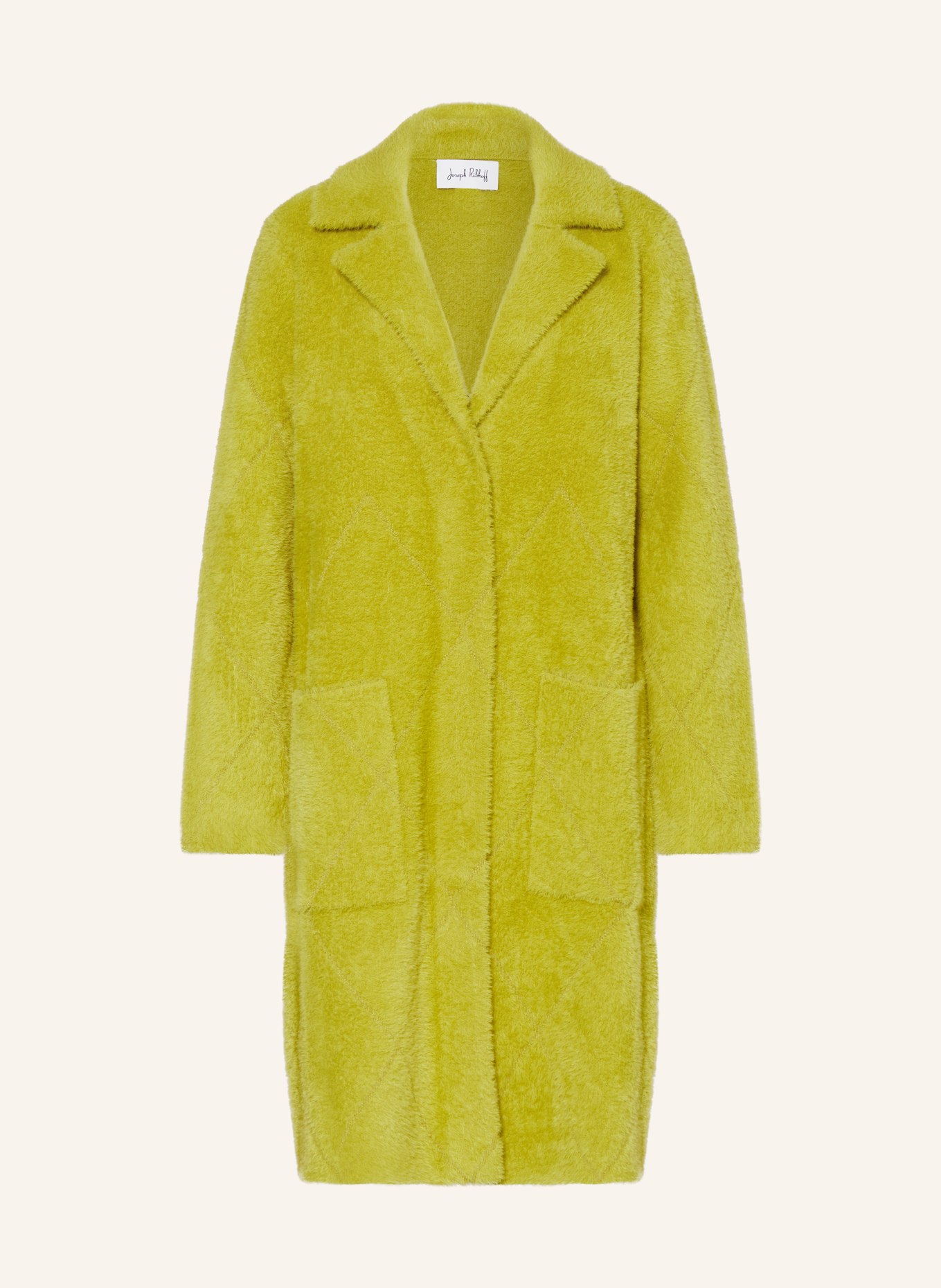 Joseph Ribkoff Strickmantel: HELLGRÜN