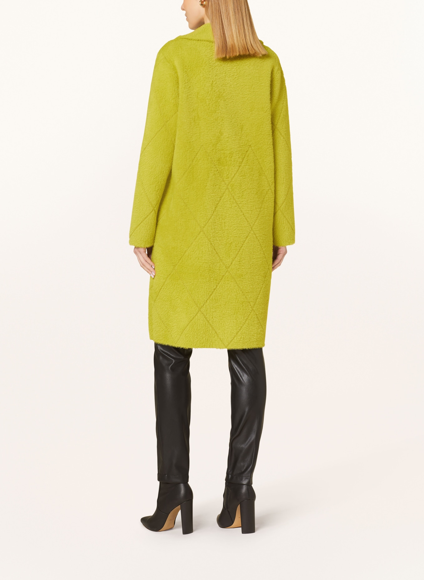 Joseph Ribkoff Strickmantel: HELLGRÜN