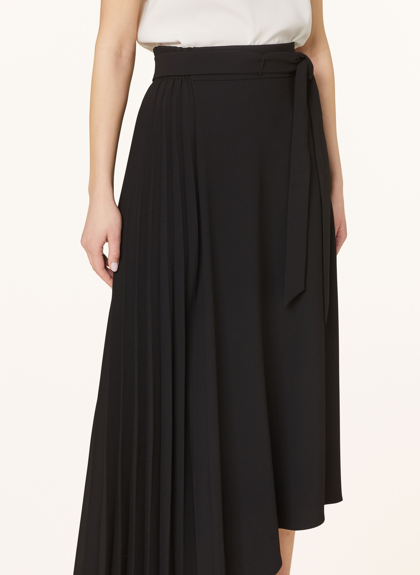 Joseph Ribkoff Skirt with pleats, Color: BLACK (Image 4)