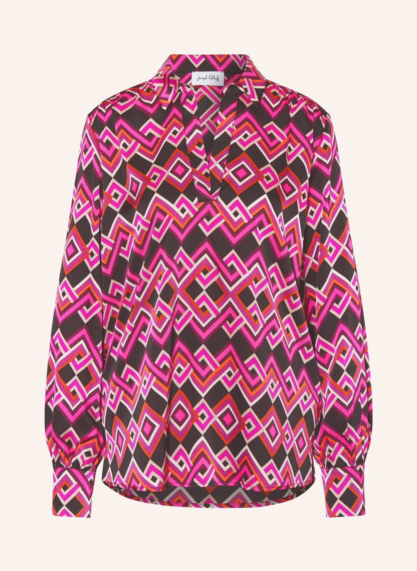 Joseph Ribkoff Shirt blouse, Color: BLACK/ PINK/ FUCHSIA (Image 1)