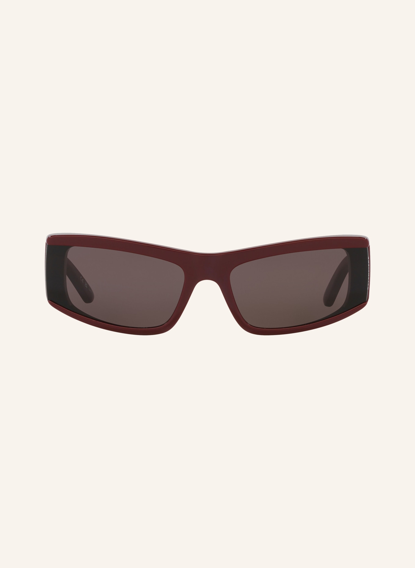 BALENCIAGA Okulary przeciwsłoneczne BB0301S: 2000L1 – CIEMNOCZERWONY/ CIEMNOSZARY