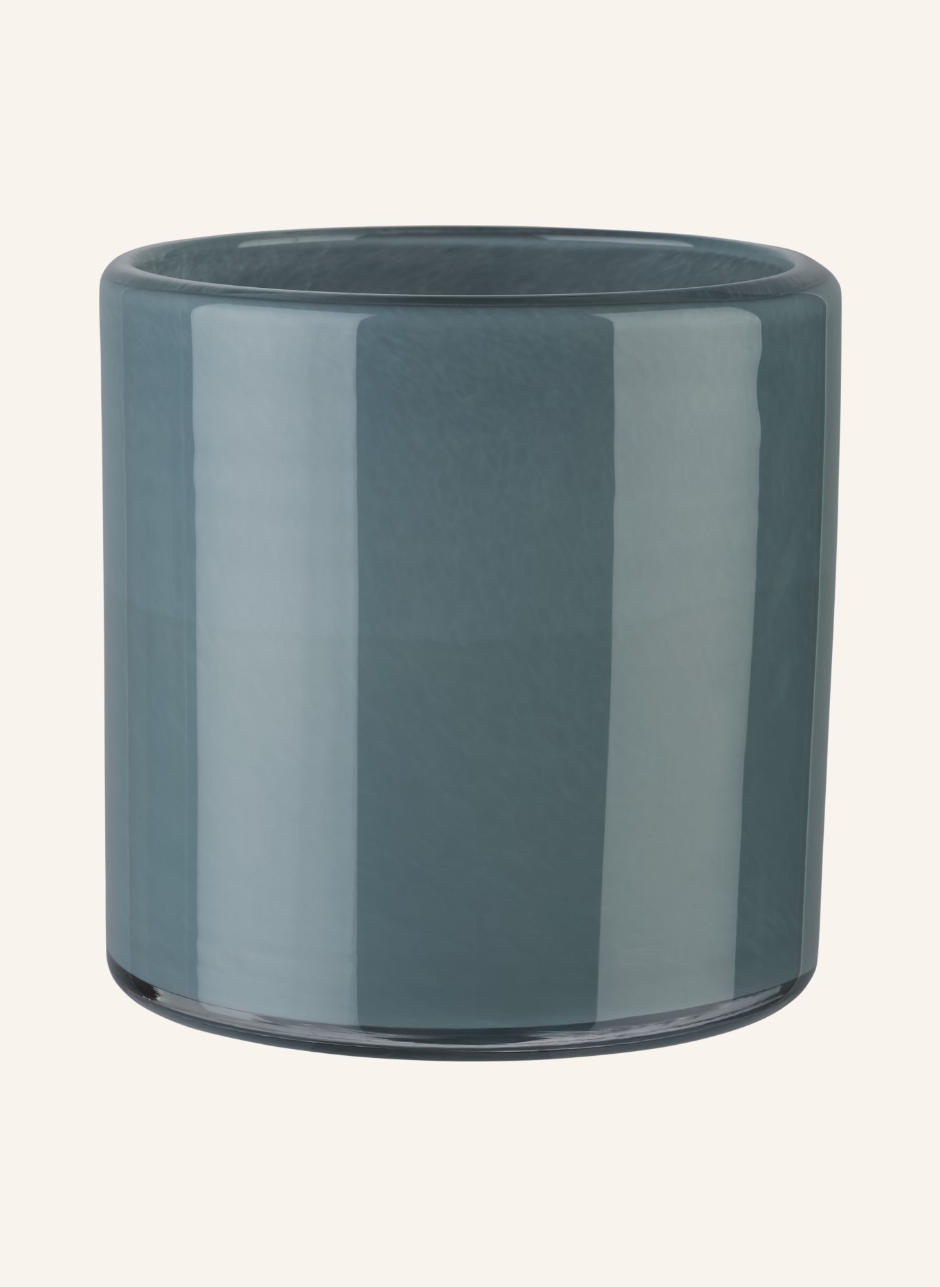 blomus Windlicht SAGA M: BLAUGRAU