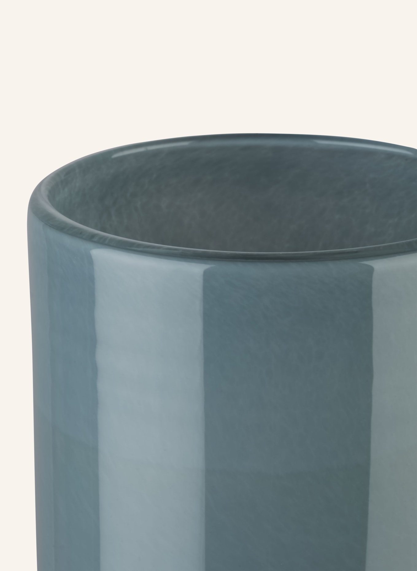 blomus Windlicht SAGA M: BLAUGRAU