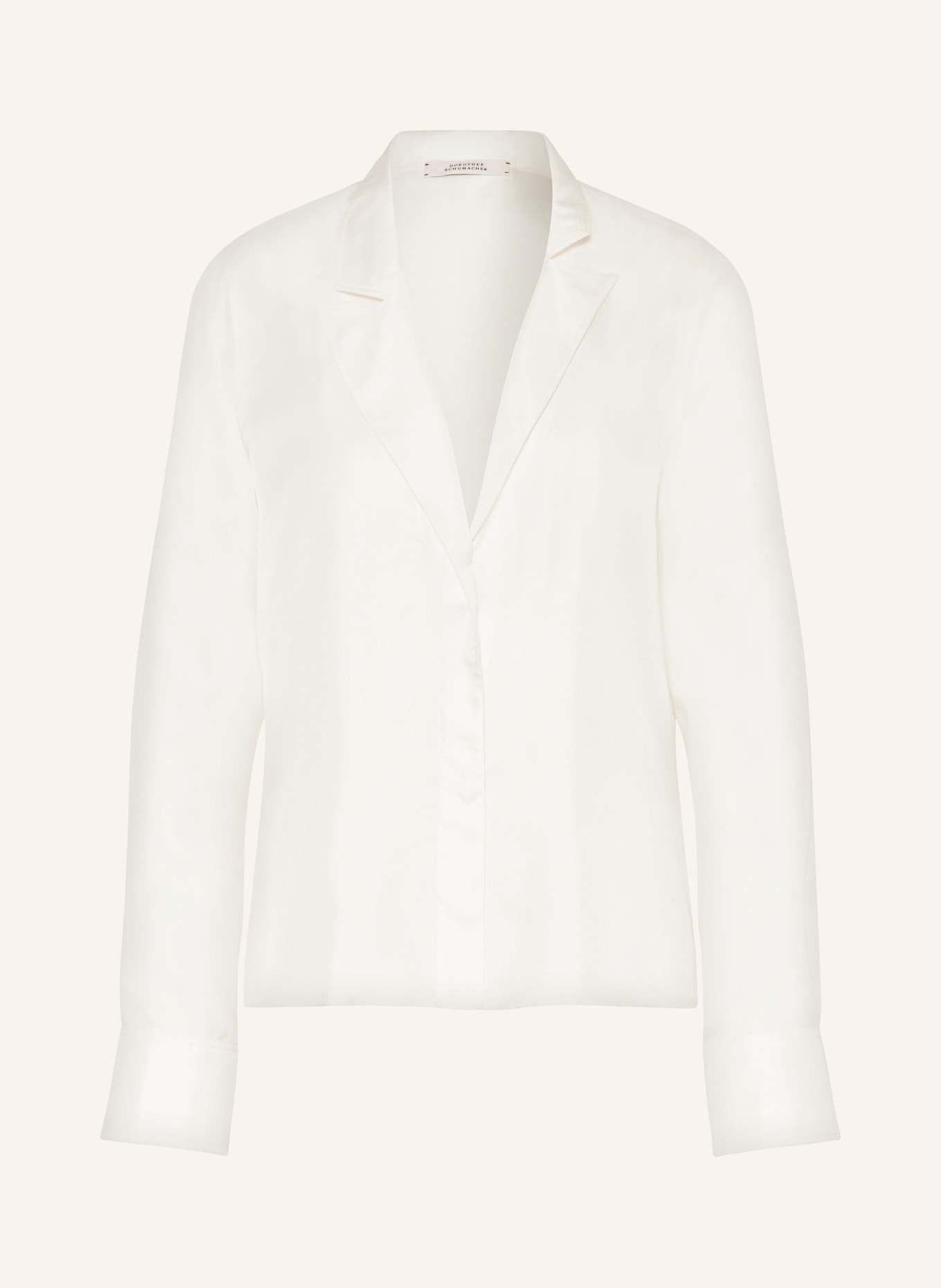 DOROTHEE SCHUMACHER Seidenbluse TRENCH IT UP II, Farbe: WEISS (Bild 1)