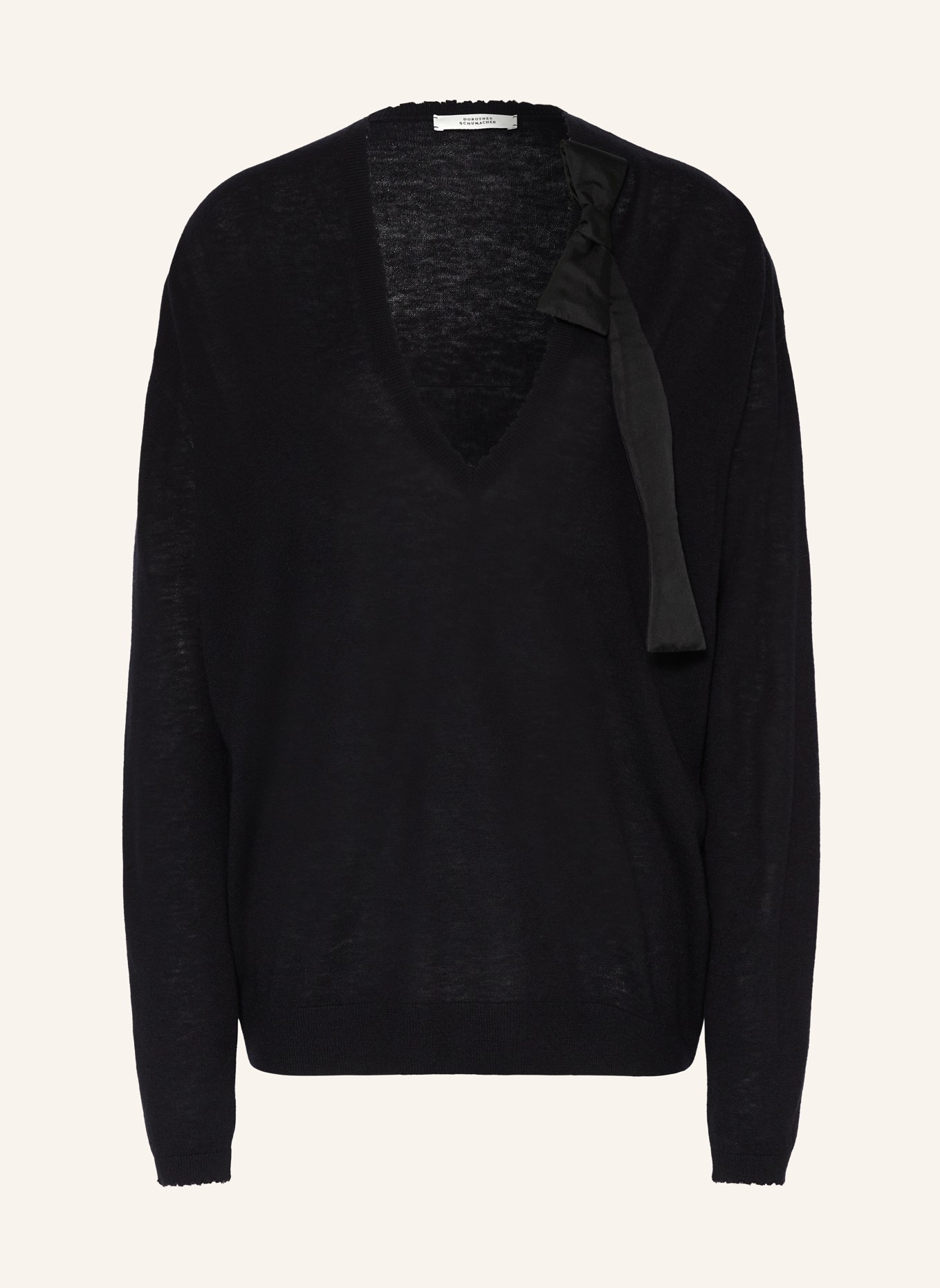 DOROTHEE SCHUMACHER Sweater DELICATE STATEMENTS with cashmere in black