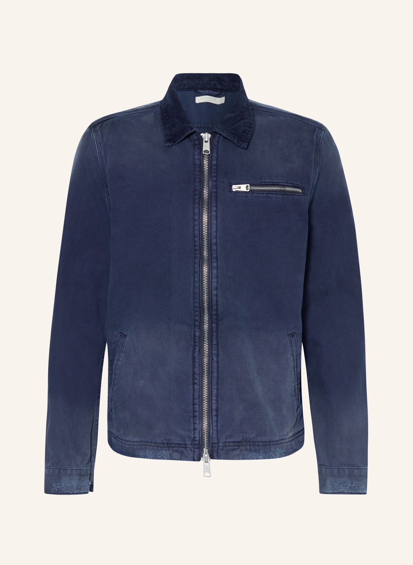 ALLSAINTS Denim jacket ROTHWELL, Color: DARK BLUE (Image 1)