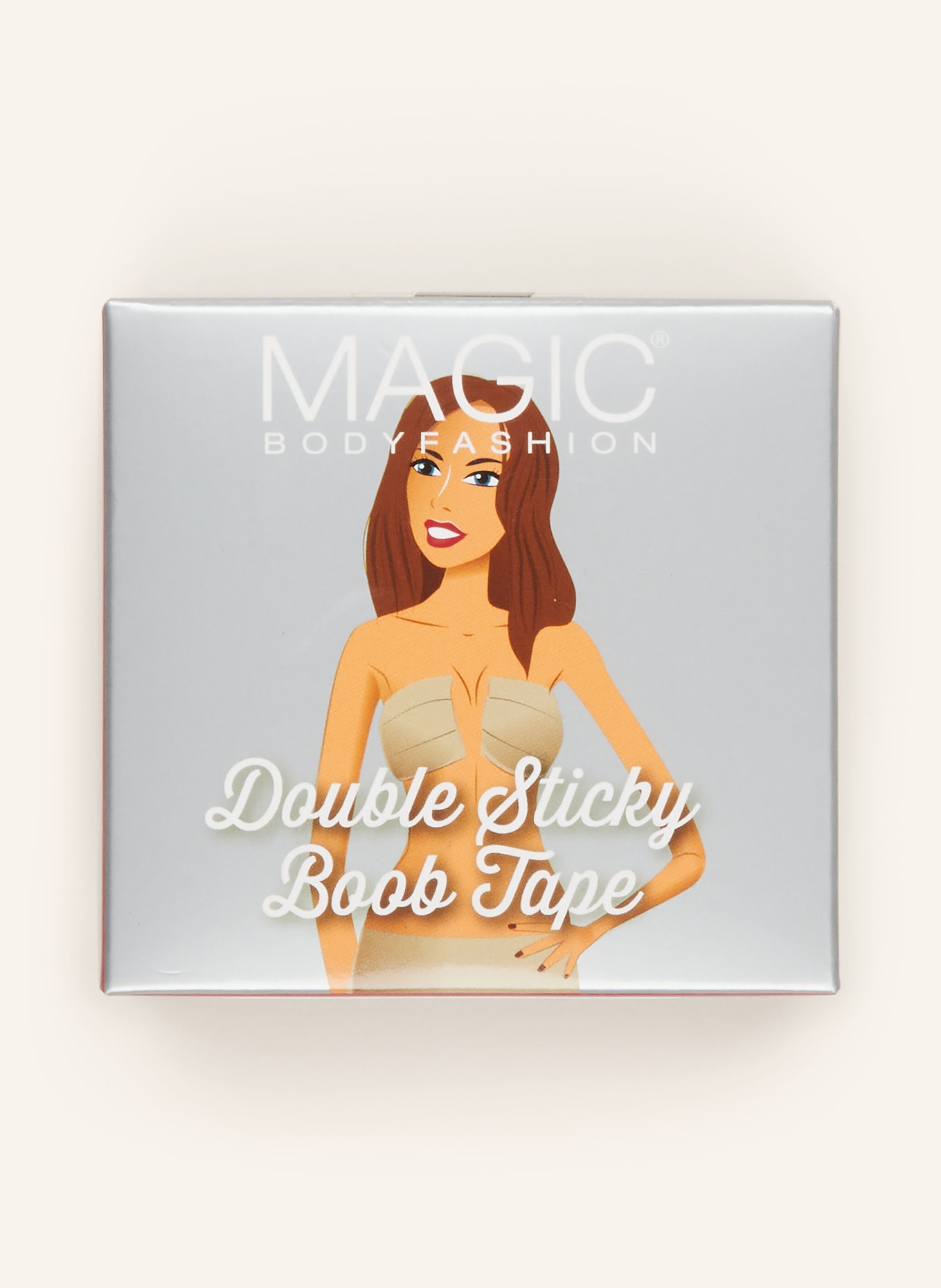 MAGIC Bodyfashion Brust-Tape DOUBLE STICKY BOOB TAPE, Farbe: HELLBRAUN (Bild 2)