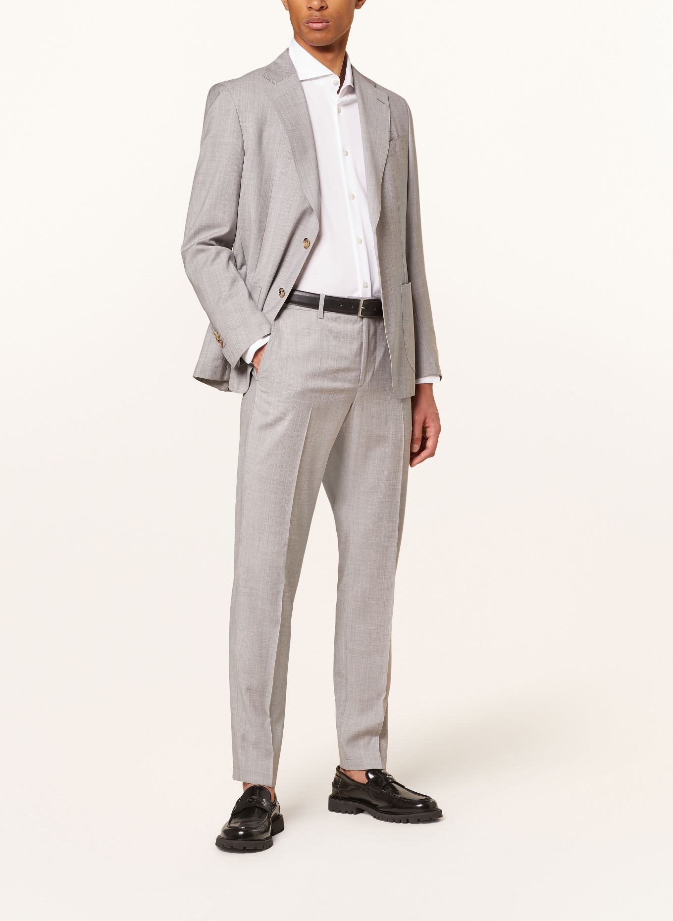 windsor. Suit trousers PESO shaped fit, Color: 035 Medium Grey                035 (Image 2)