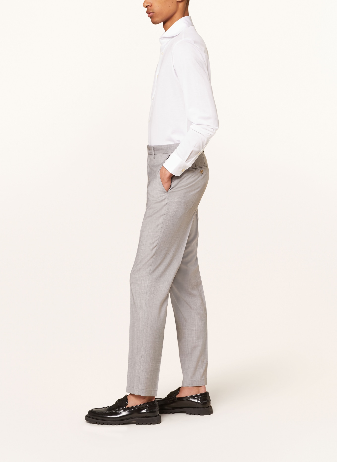 windsor. Suit trousers PESO shaped fit, Color: 035 Medium Grey                035 (Image 5)