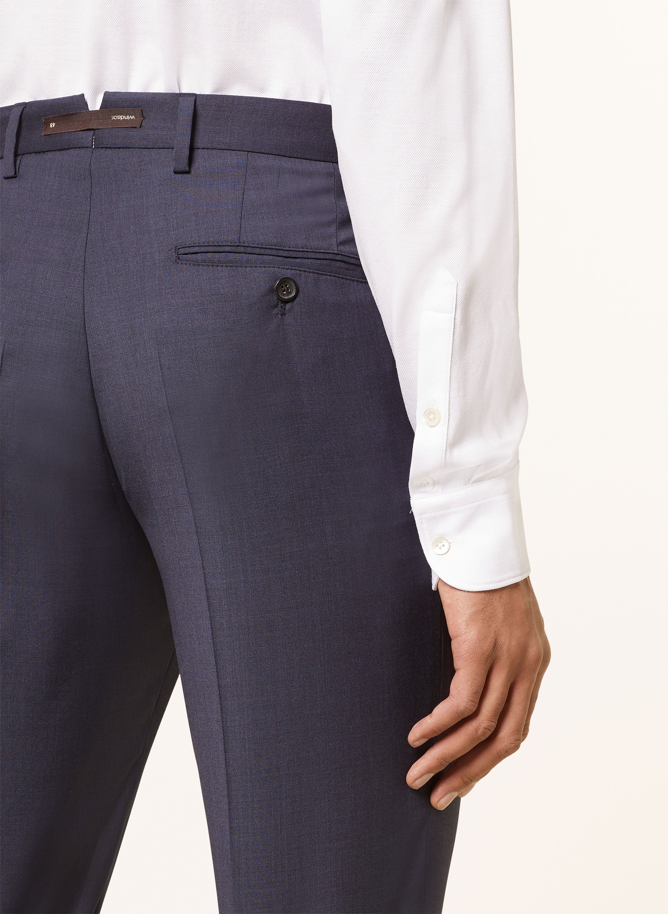 windsor. Suit trousers PESO shaped fit, Color: 405 Dark Blue                  405 (Image 6)