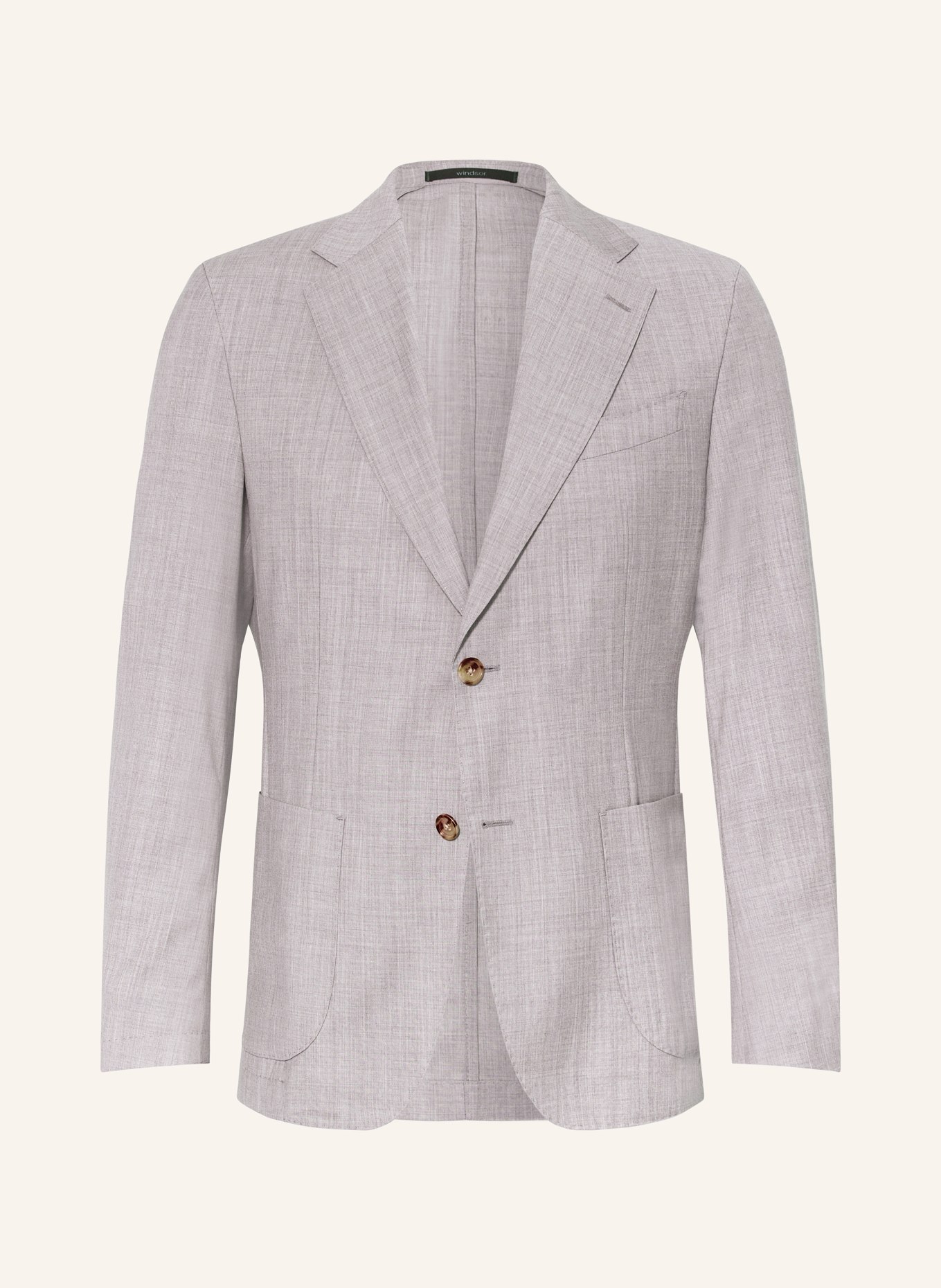 windsor. Suit jacket TRAVEL shaped Fit, Color: 035 Medium Grey                035 (Image 1)