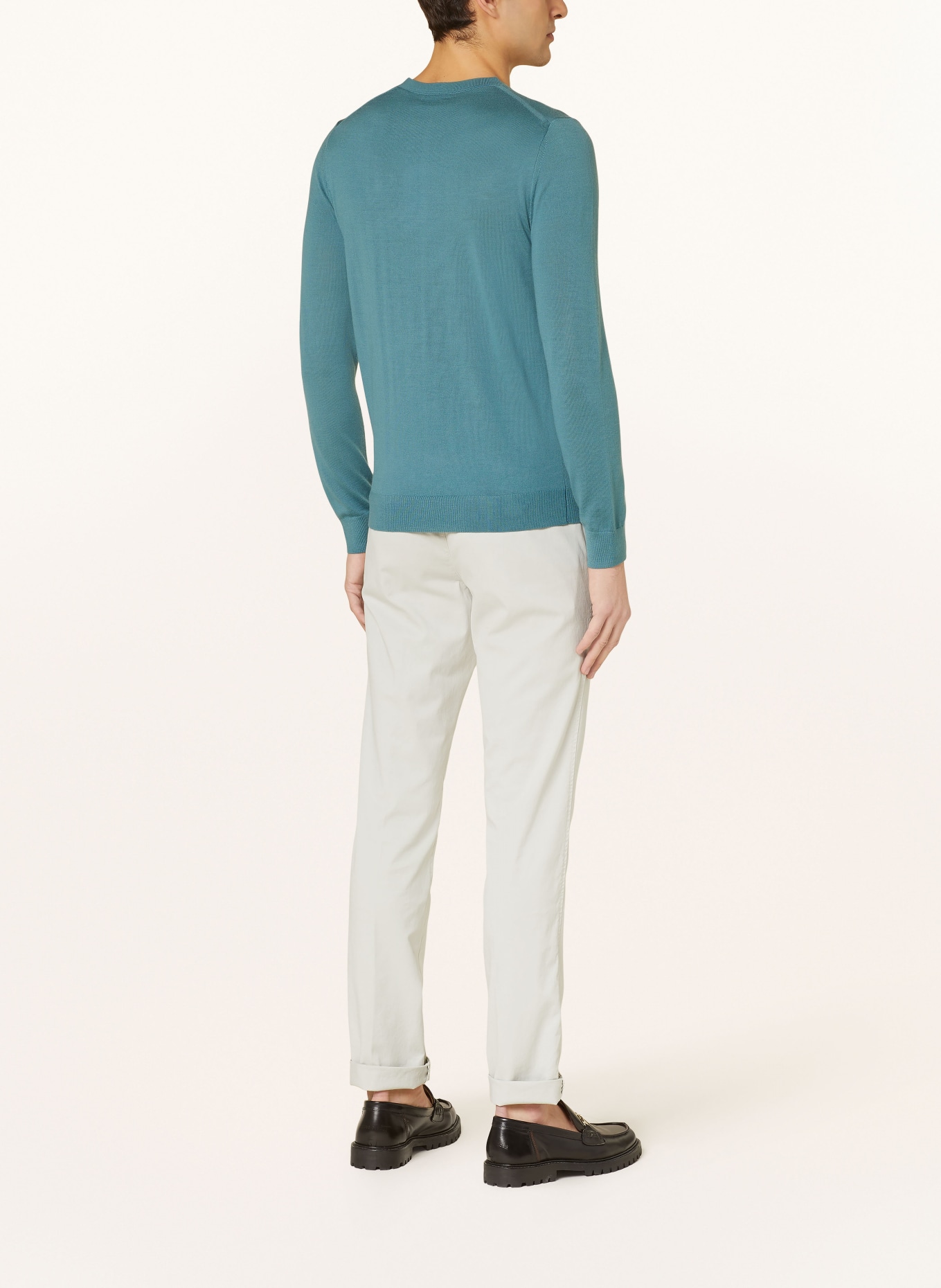 REISS Sweater WESSEX, Color: TEAL (Image 3)