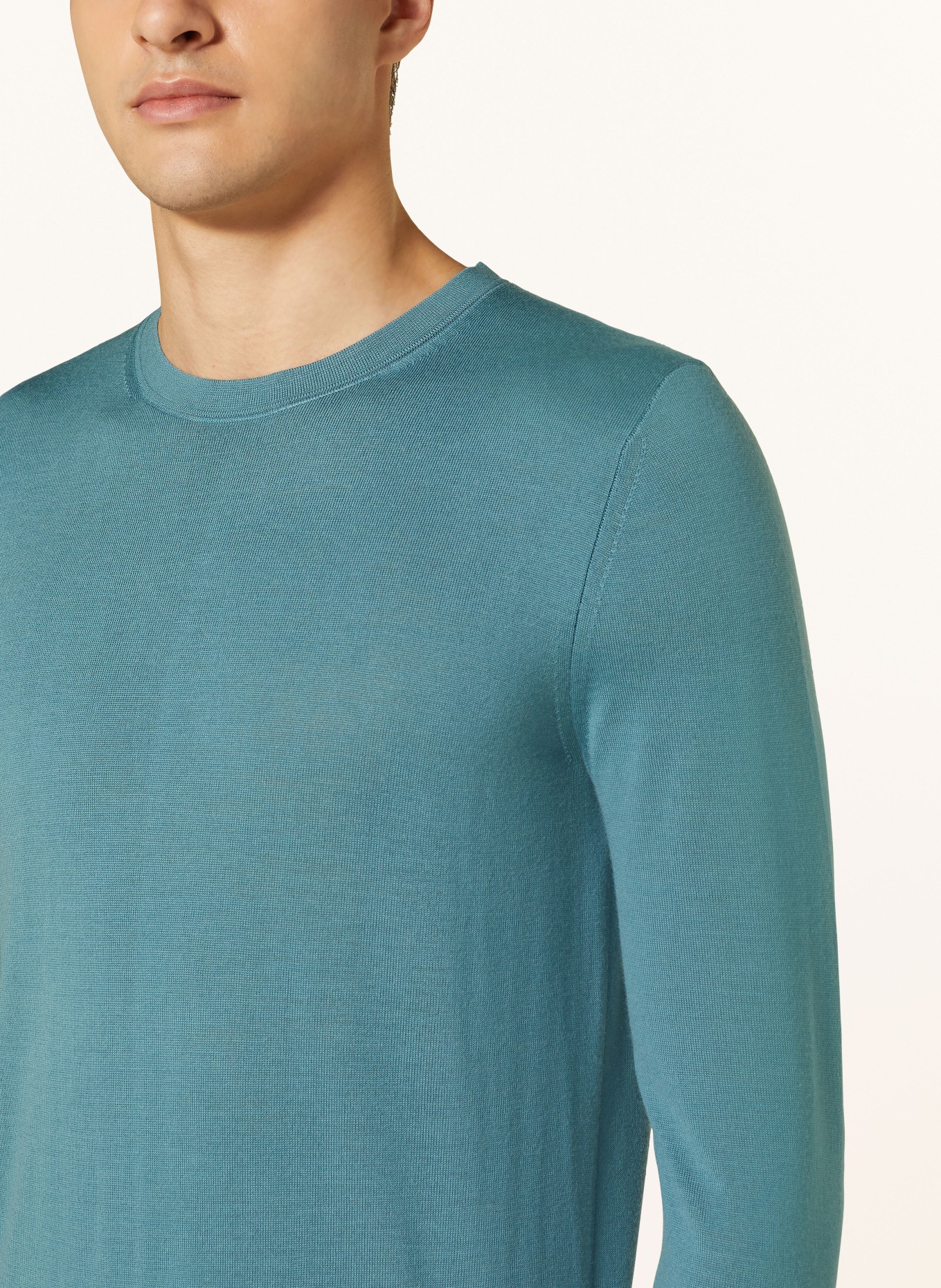 REISS Sweater WESSEX, Color: TEAL (Image 4)