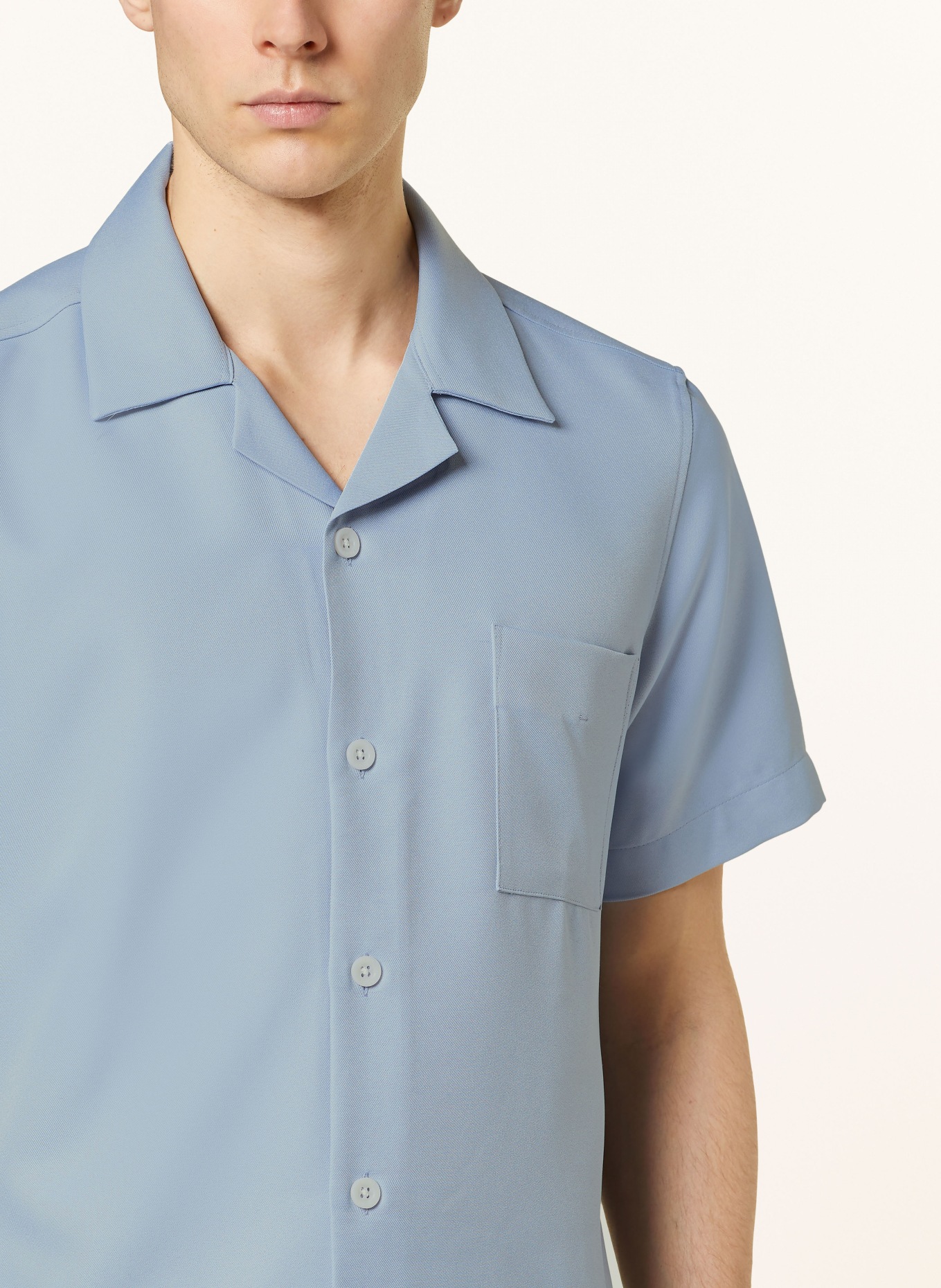 REISS Resort shirt TOKYO regular fit, Color: LIGHT BLUE (Image 4)