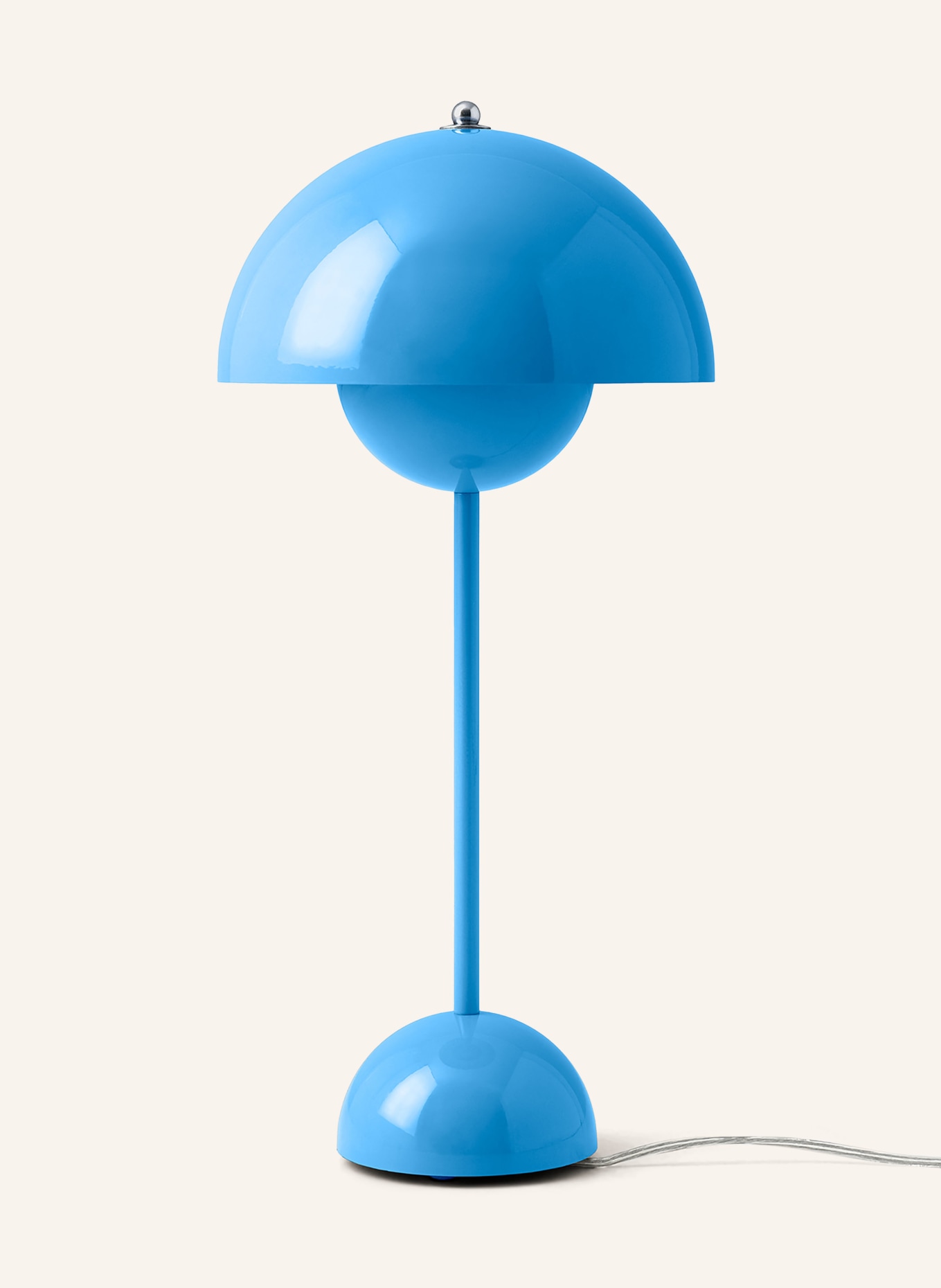 &Tradition Tischleuchte FLOWERPOT VP3: HELLBLAU