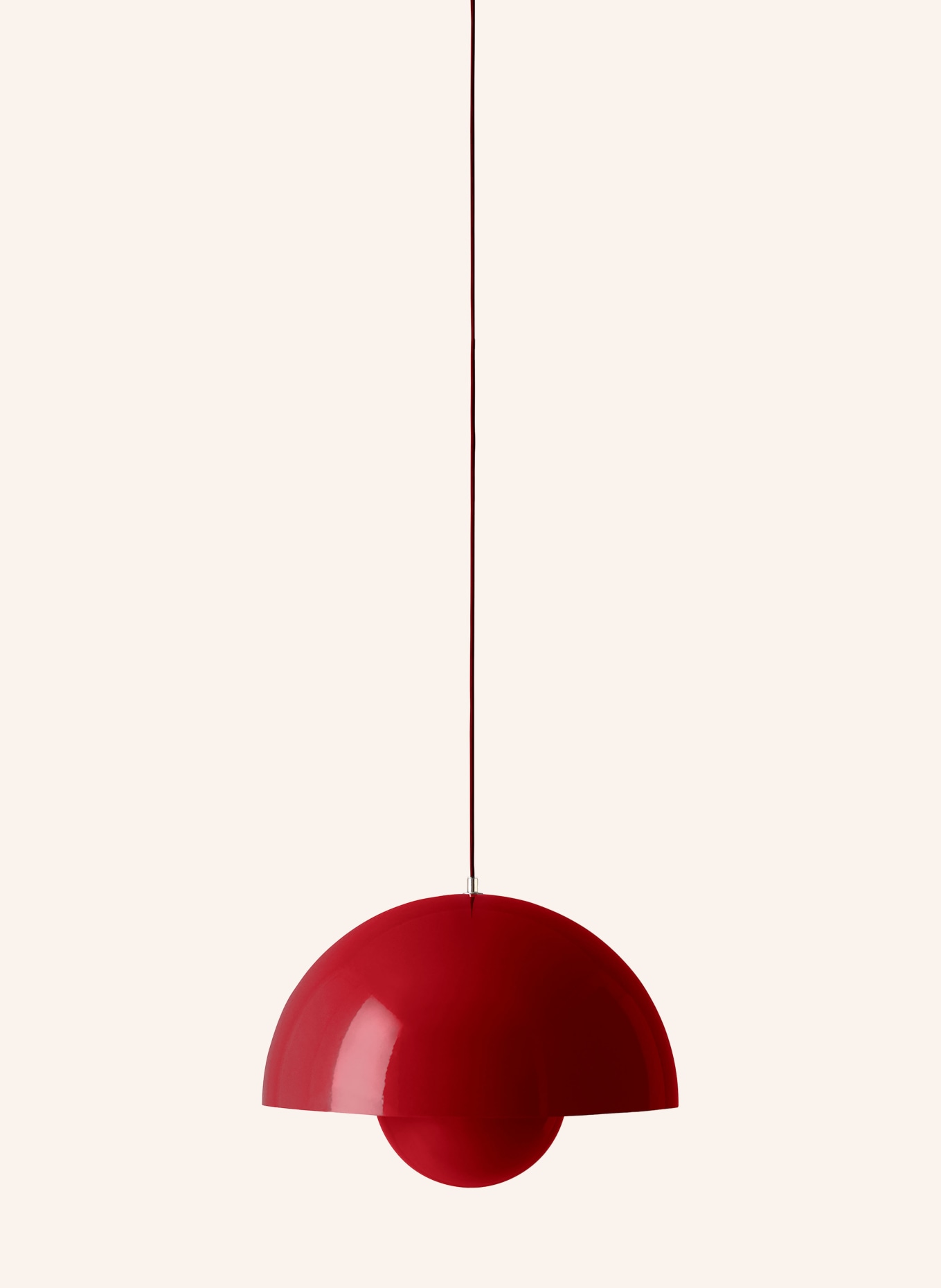 &Tradition Pendelleuchte FLOWERPOT VP1: ROT
