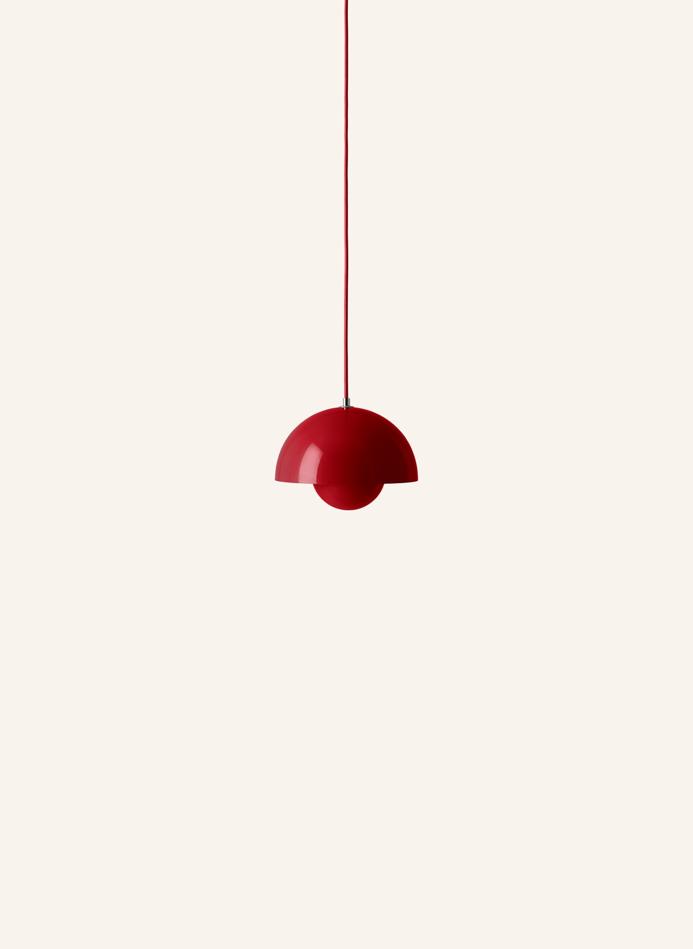 &Tradition Pendelleuchte FLOWERPOT VP1: ROT