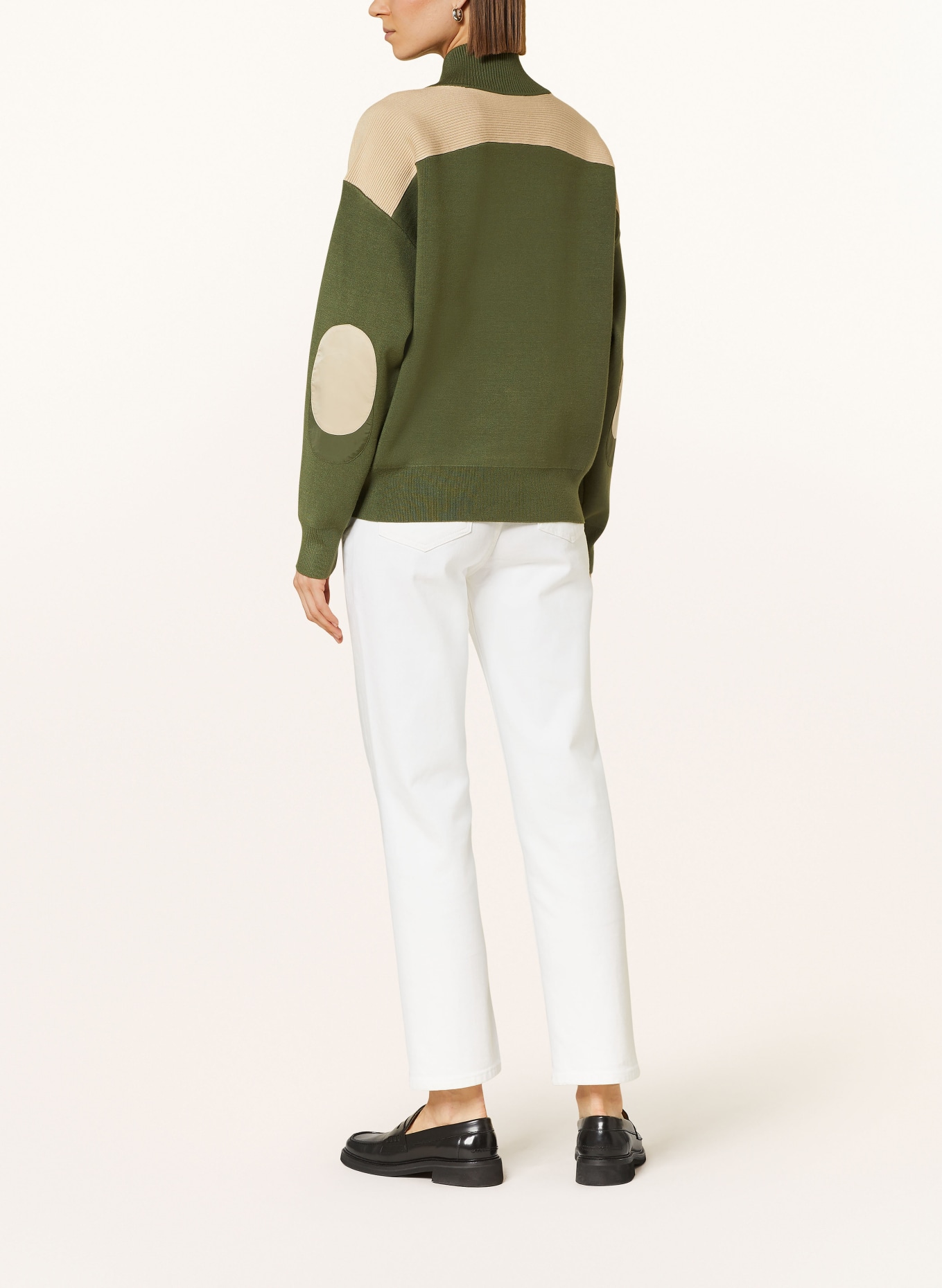 CLAUDIE PIERLOT Pullover, Farbe: GRÜN/ BEIGE (Bild 3)