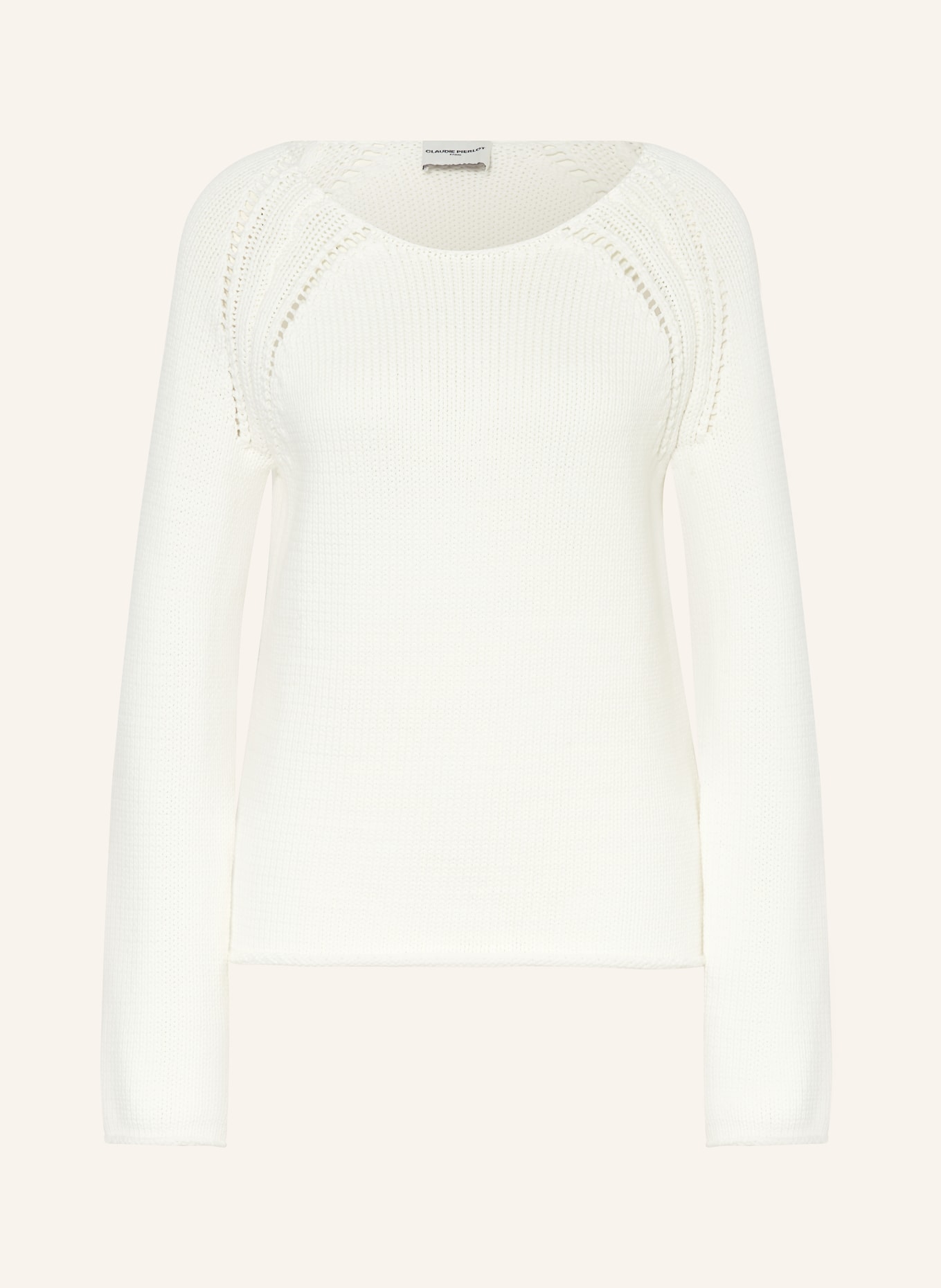 CLAUDIE PIERLOT Pullover, Farbe: ECRU (Bild 1)