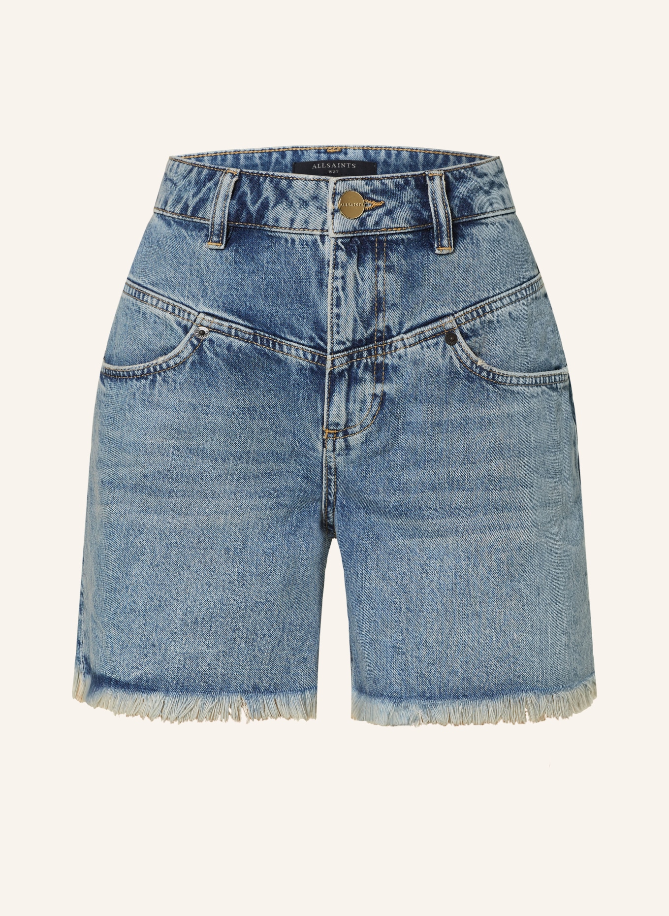 ALLSAINTS Szorty jeansowe EMMY, Kolor: 2999 Vintage Indigo (Obrazek 1)