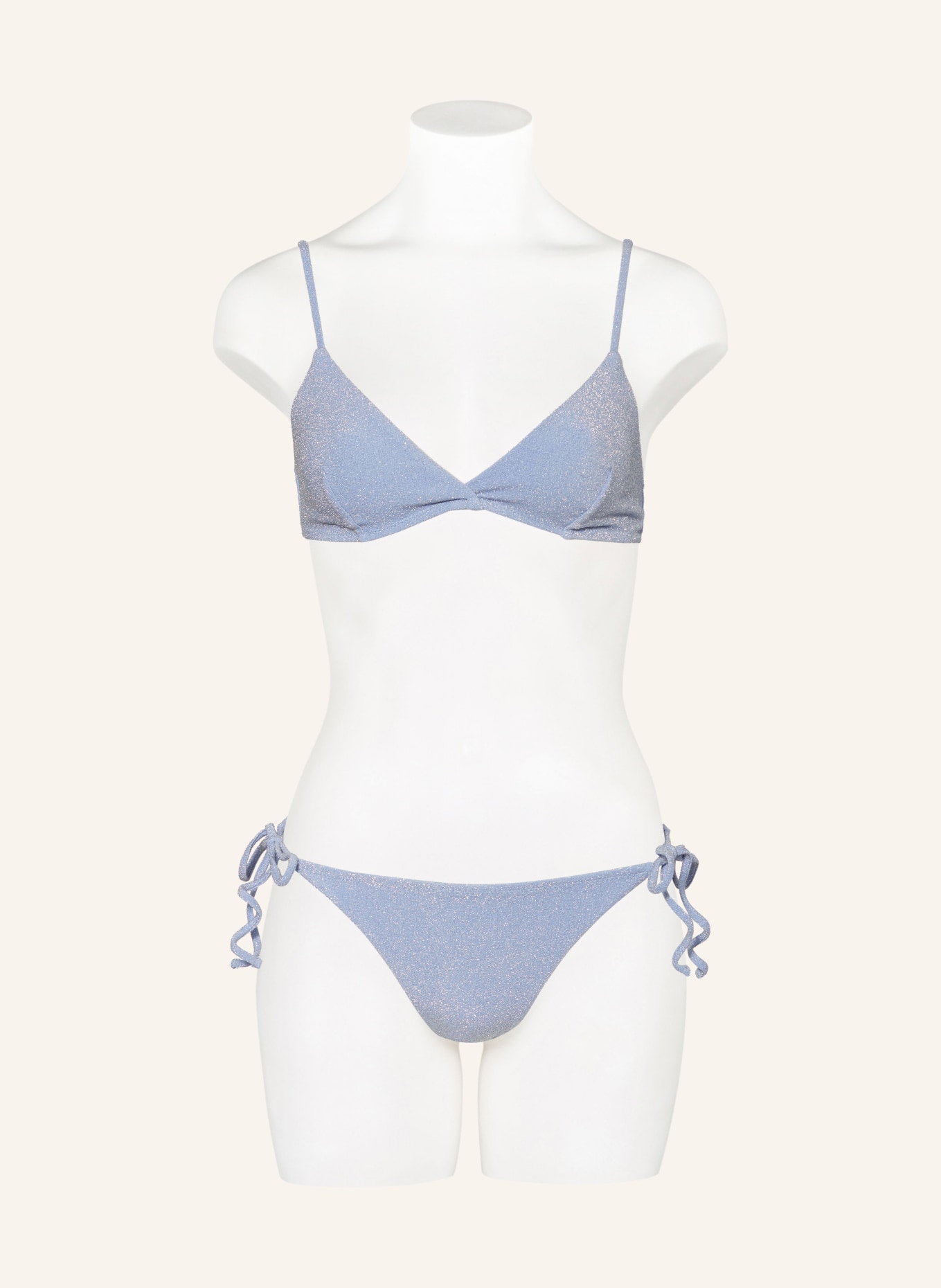 SAMSØE  SAMSØE Triangle bikini bottoms SAALYSSA with glitter thread, Color: LIGHT BLUE (Image 2)