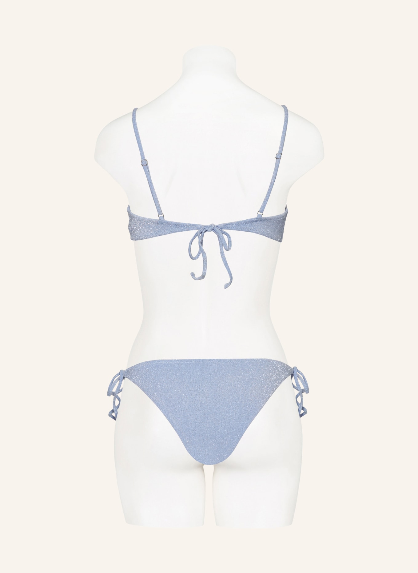 SAMSØE  SAMSØE Triangle bikini bottoms SAALYSSA with glitter thread, Color: LIGHT BLUE (Image 3)