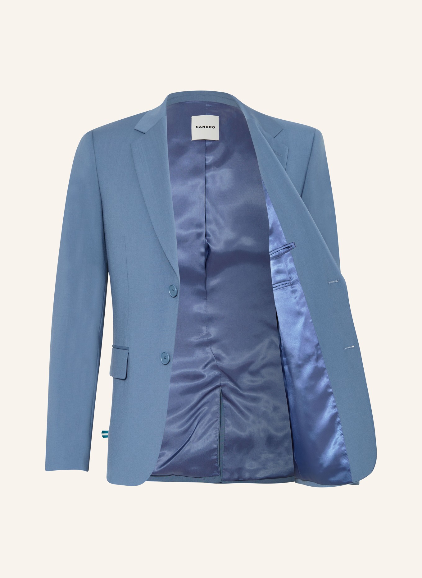 SANDRO Anzugsakko Extra Slim Fit, Farbe: 26 BLUE GREY (Bild 4)